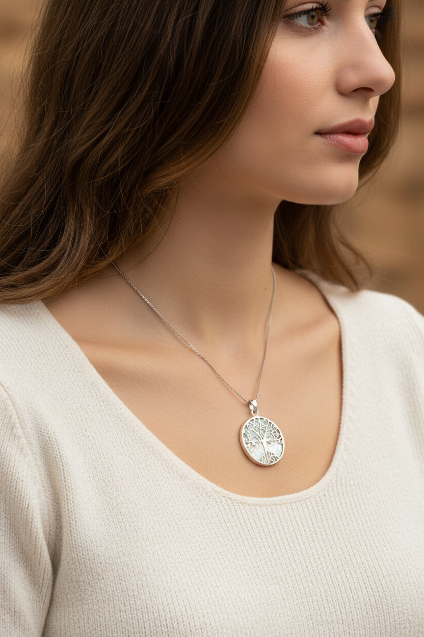 Leandra Tree of Life Necklace — view 2
