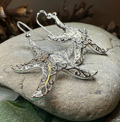 Load image into Gallery viewer, Cassie Starfish Earrings
