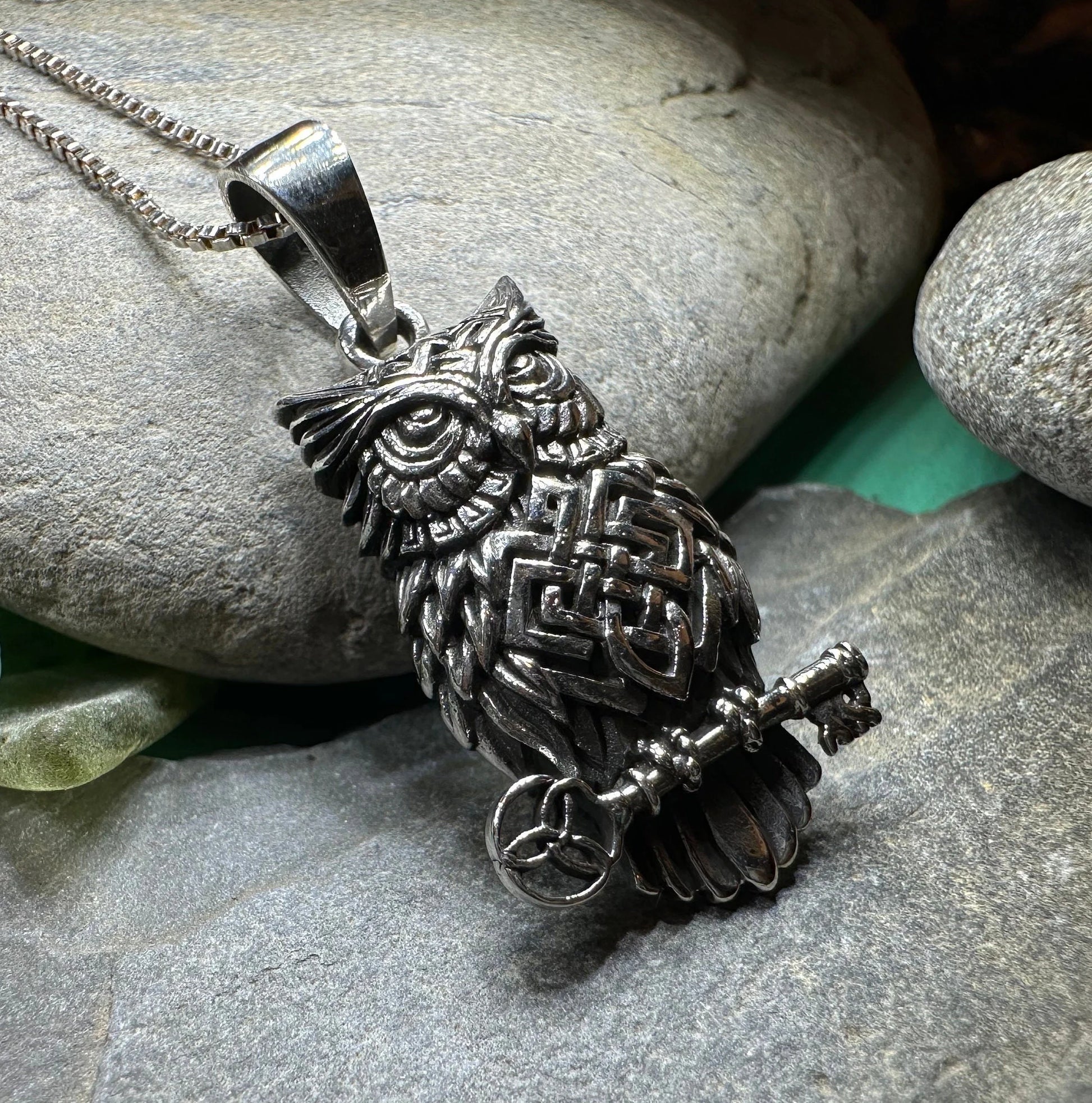 Elin Owl Necklace — view 8