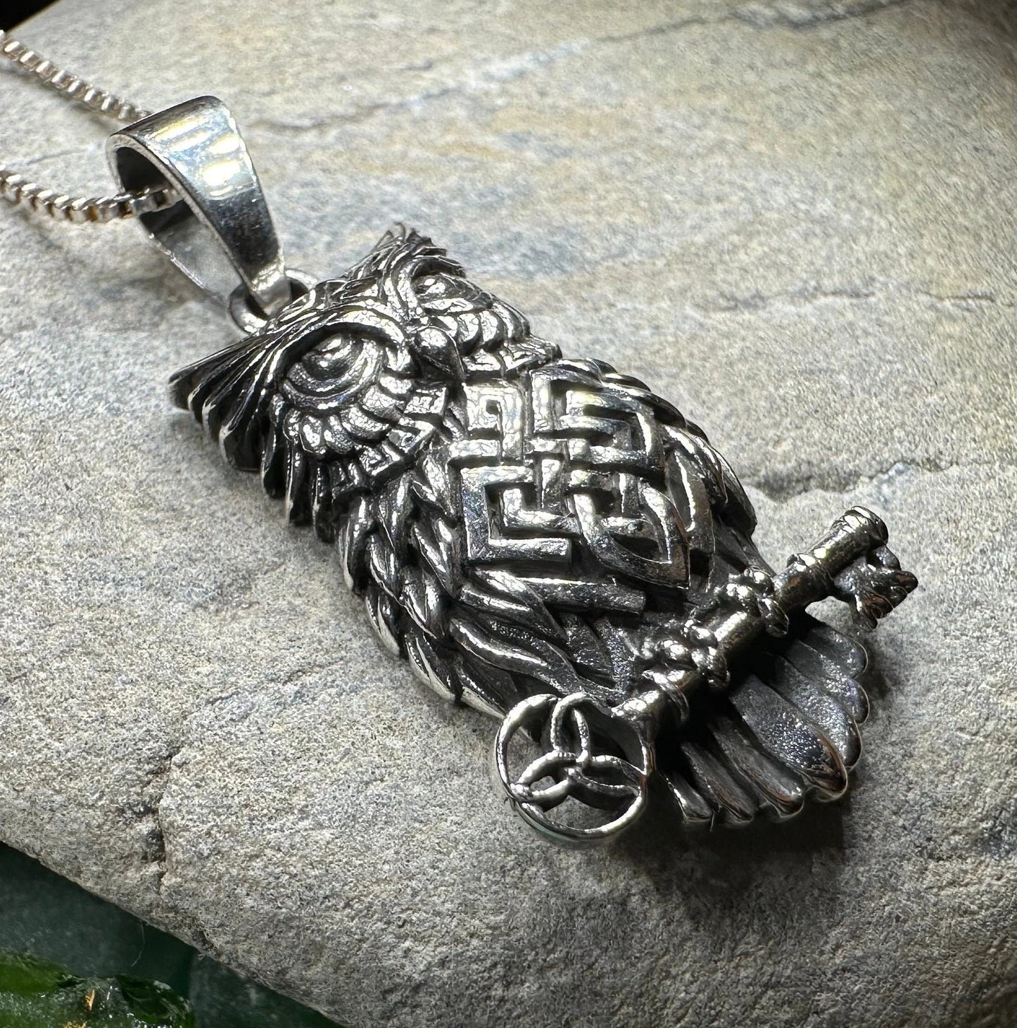 Elin Owl Necklace — view 9