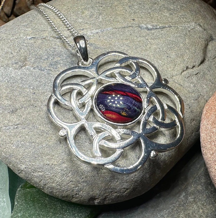 Heathergems Celtic Knot Necklace — Scotland Jewelry
