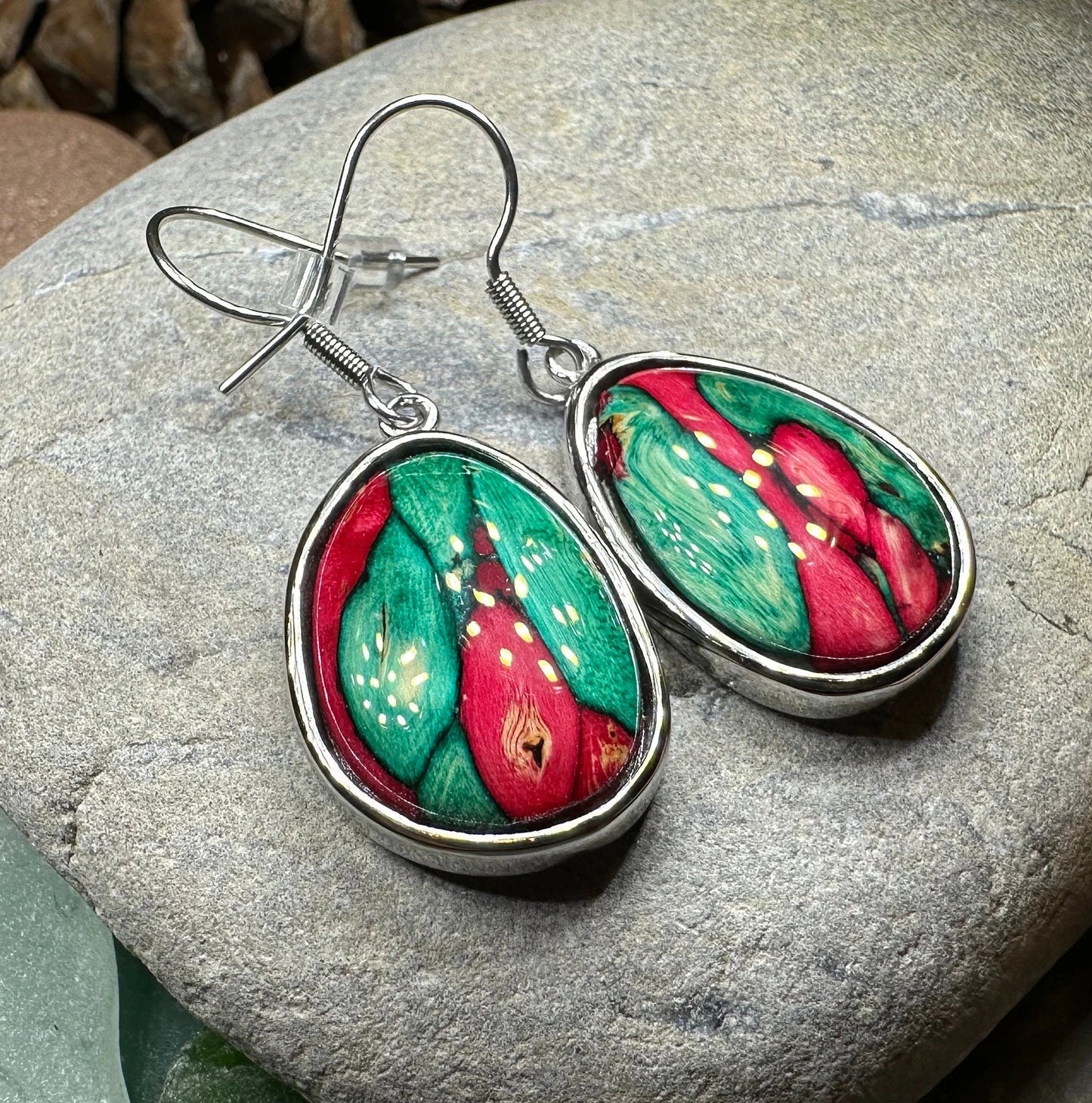 Scottish Heathergems Organic Earrings ~ Handmade in Scotland — view 11