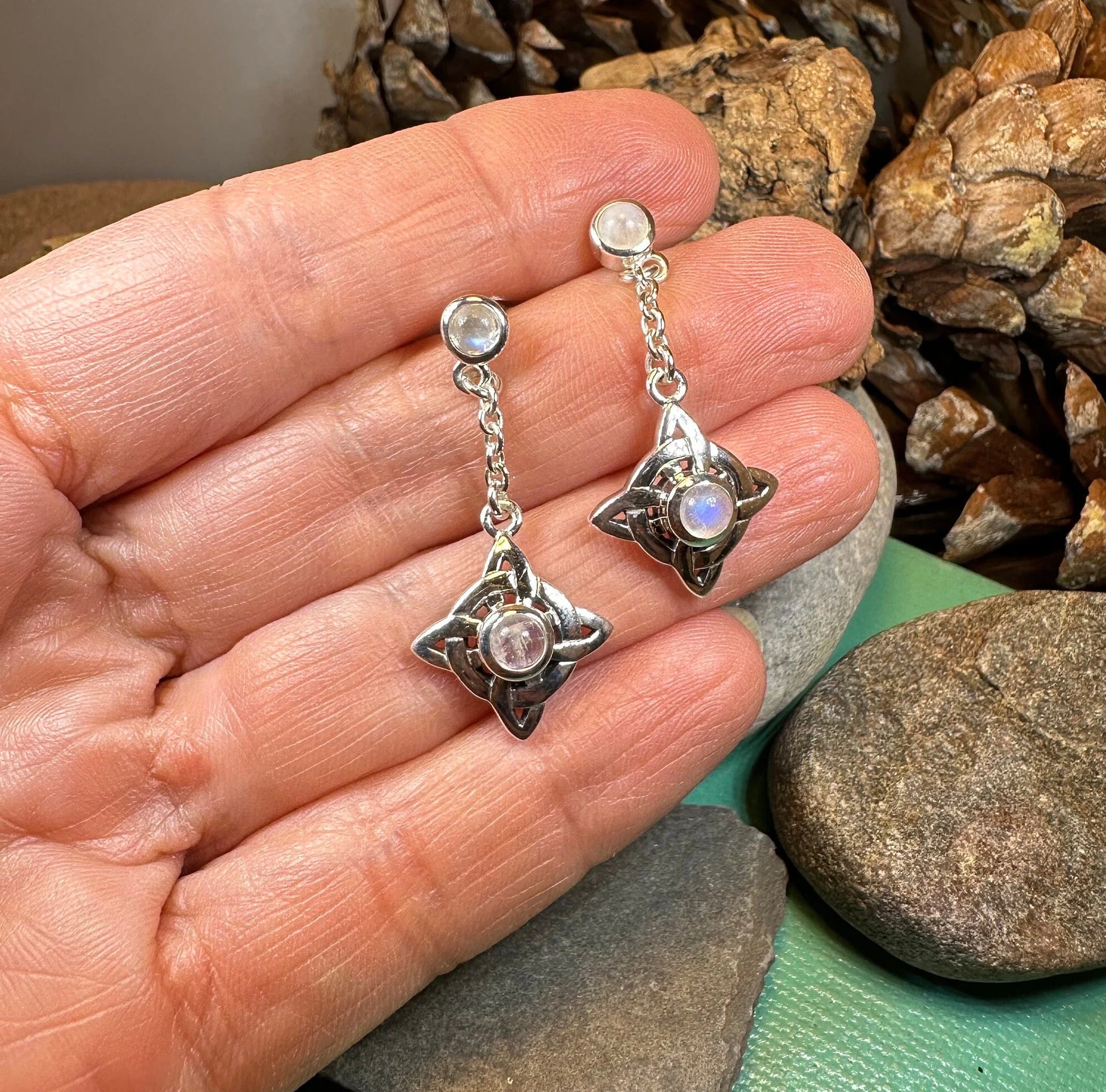 Celtic Protection Knot Earrings — view 3