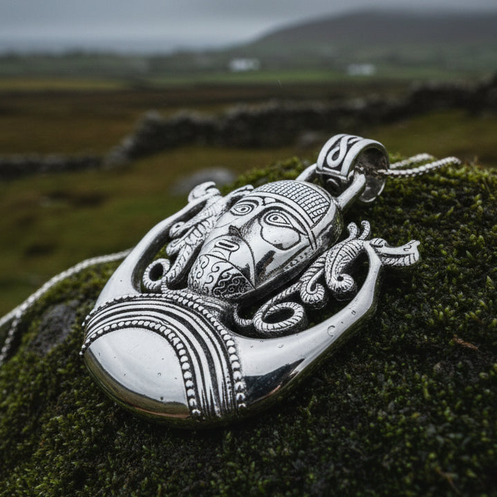 Cernunnos Necklace, Horned God Pendant, Celtic Jewelry, Forest Lover Gift, Pagan Druid Jewelry, Nature Gift, Irish Jewelry, Cernunn, Herne