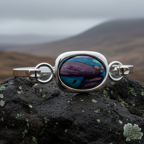 Scotland Heather Square Bracelet