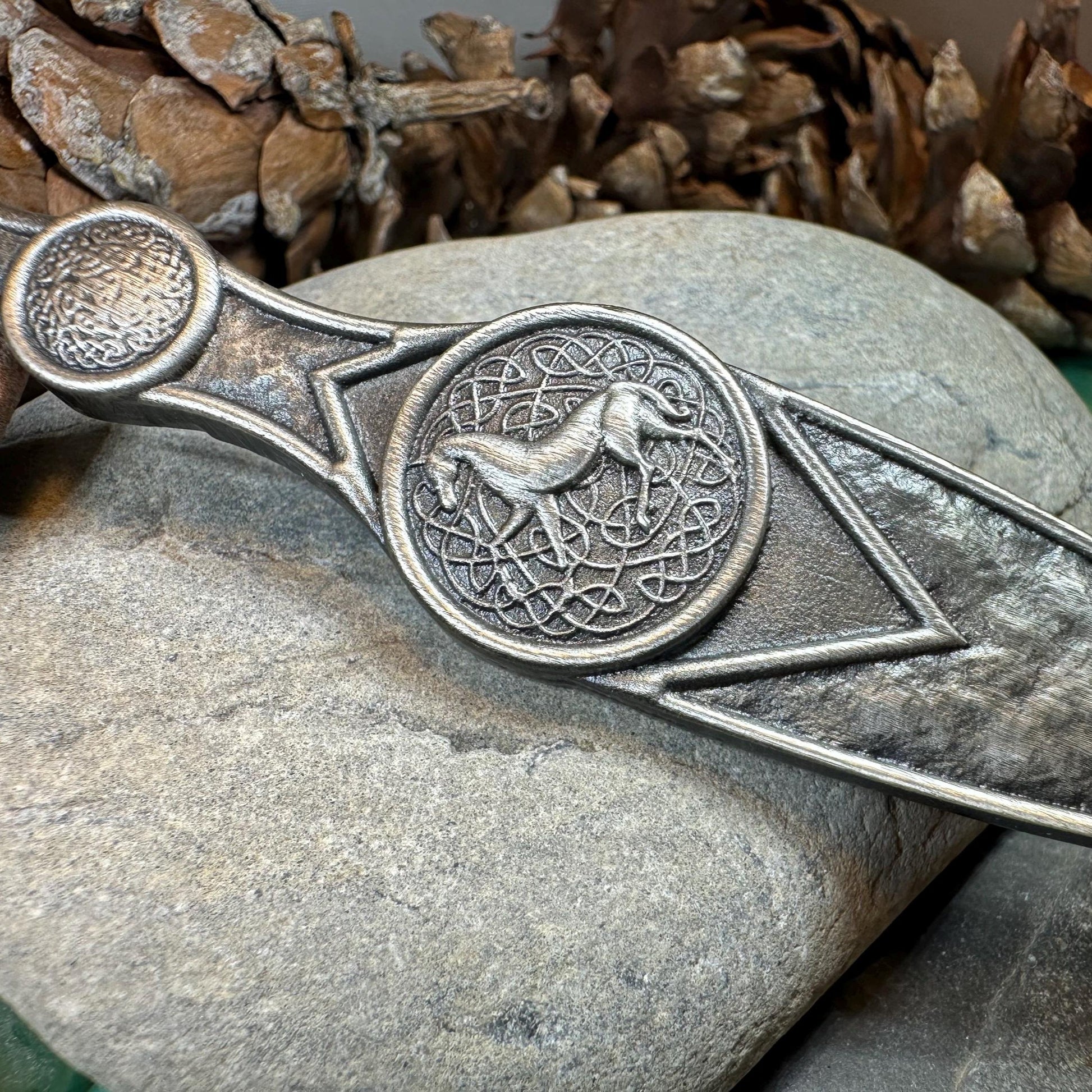 Celtic Horse Kilt Pin - Handmade in Scotland — view 7