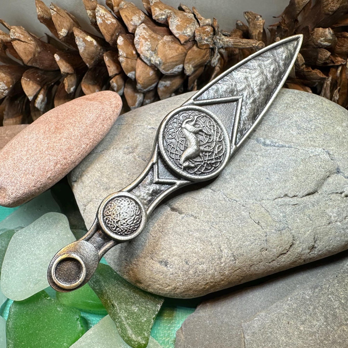 Celtic Horse Kilt Pin - Handmade in Scotland — view 8