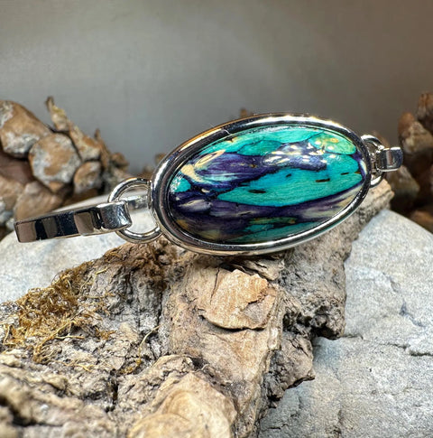 Load image into Gallery viewer, Scottish Heathergems Celtic Bracelet - Handmade in Scotland
