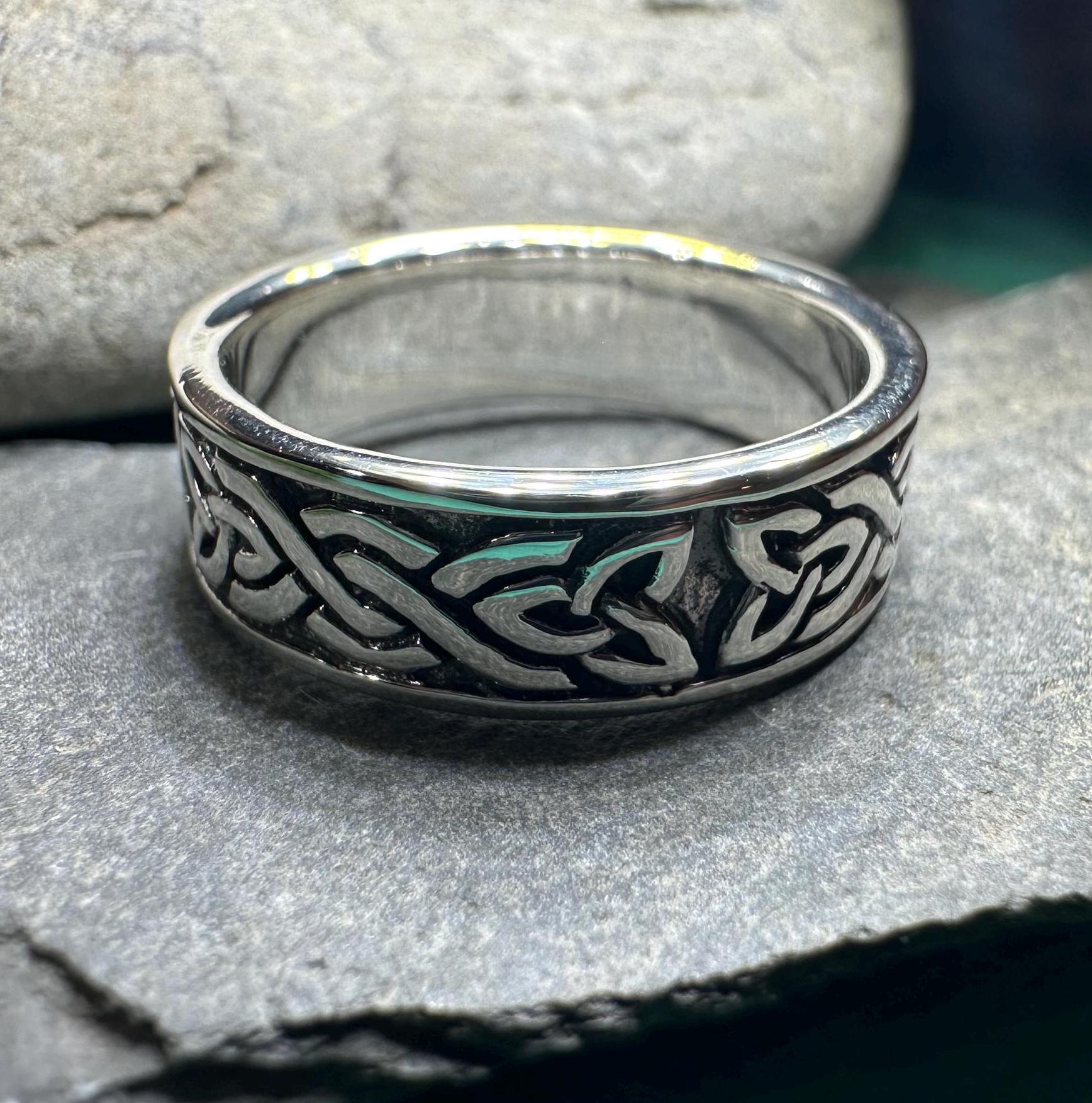 Celtic Jewelry Celtic Men's Rings Men's Sterling Silver