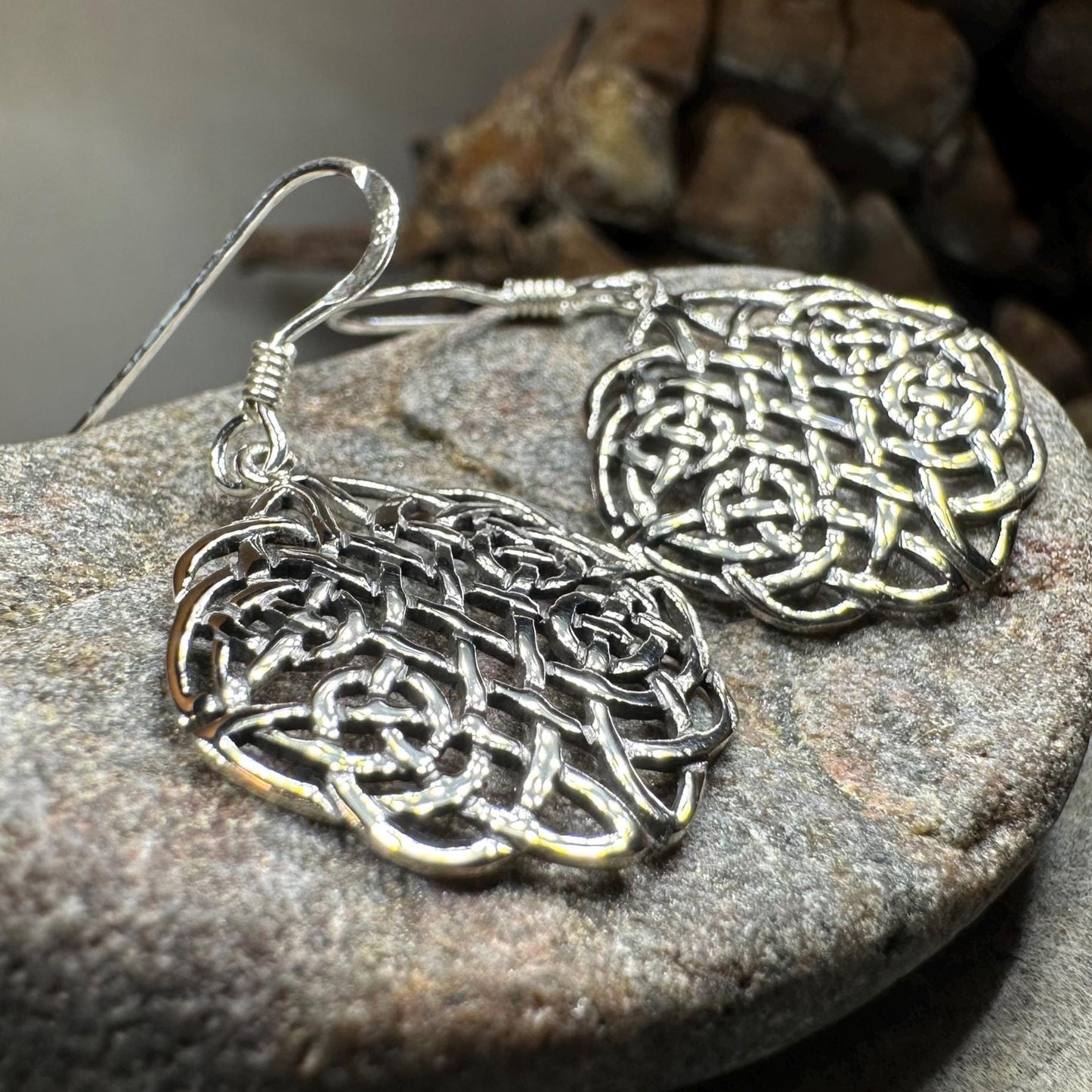 Celtic Earrings, Scottish Earrings, Irish Jewelry, Ireland Gift, Scotland Jewelry, Mom Gift, Celtic Knot, Scottish Jewelry, Norse Jewelry