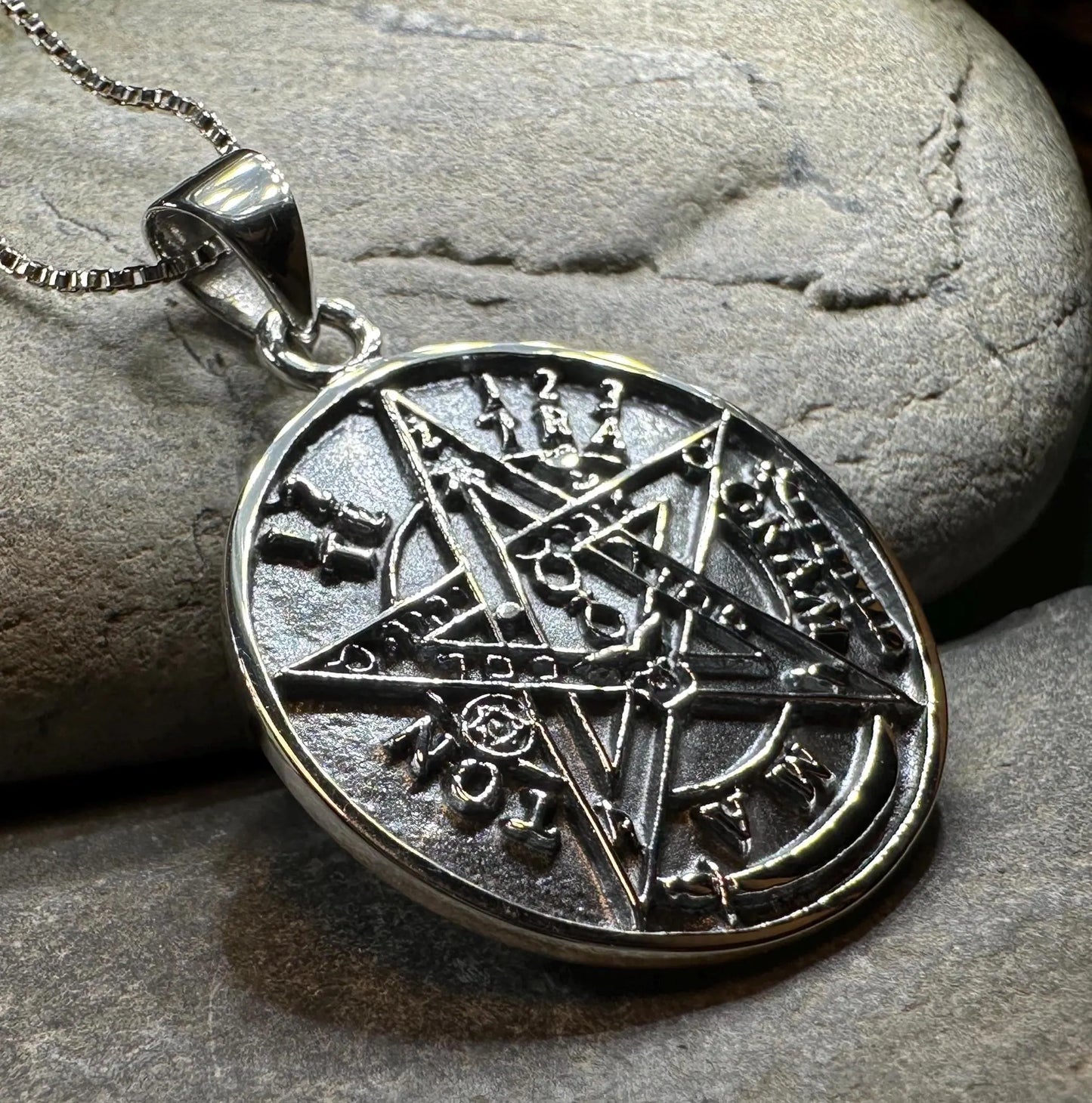 Seal of Solomon Pendant in Sterling Silver
