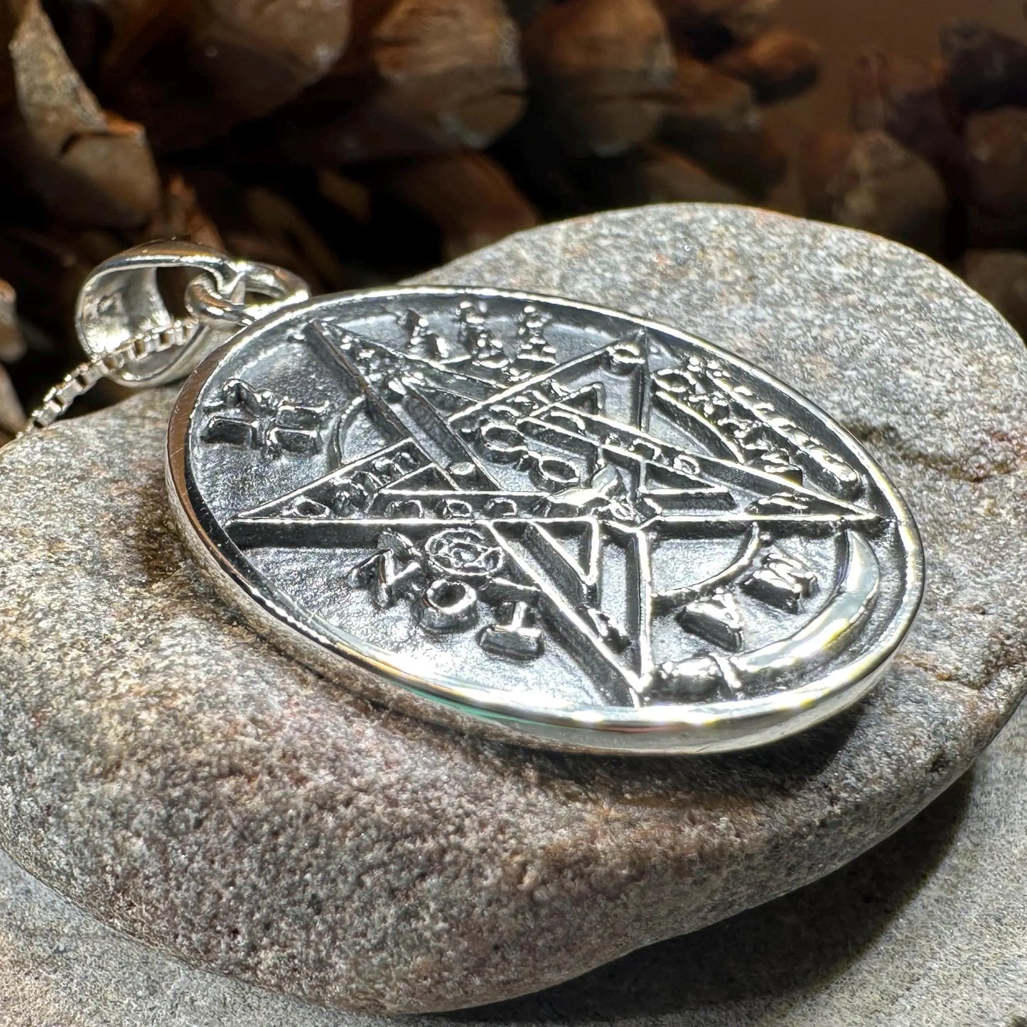 Seal of Solomon Pendant in Sterling Silver