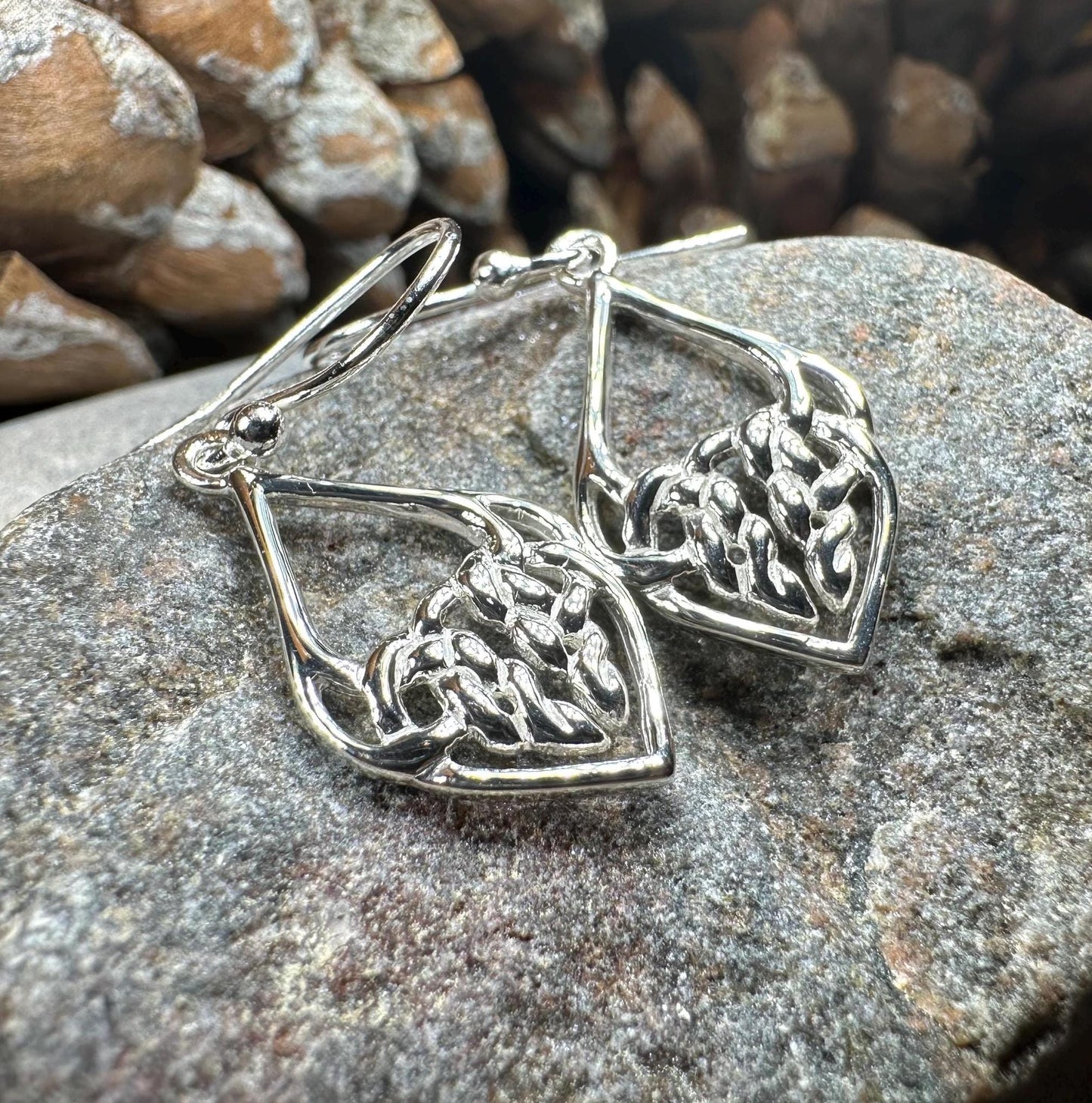 Celtic Earrings, Scottish Earrings, Irish Jewelry, Ireland Gift, Scotland Jewelry, Mom Gift, Celtic Knot, Scottish Jewelry, Norse Jewelry