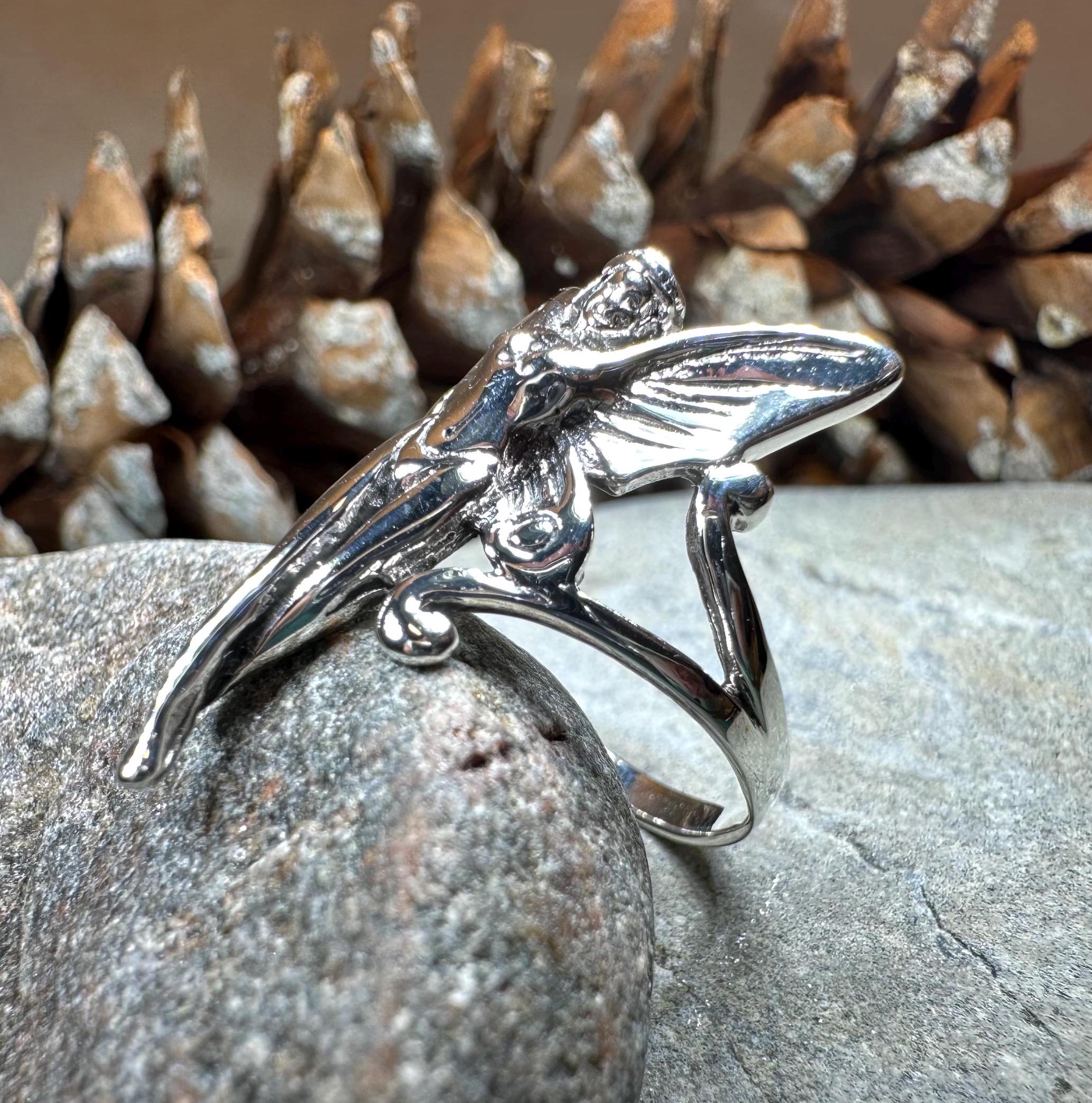 Belle Epoque Fairy Ring - Sterling Silver – Celtic Crystal Design