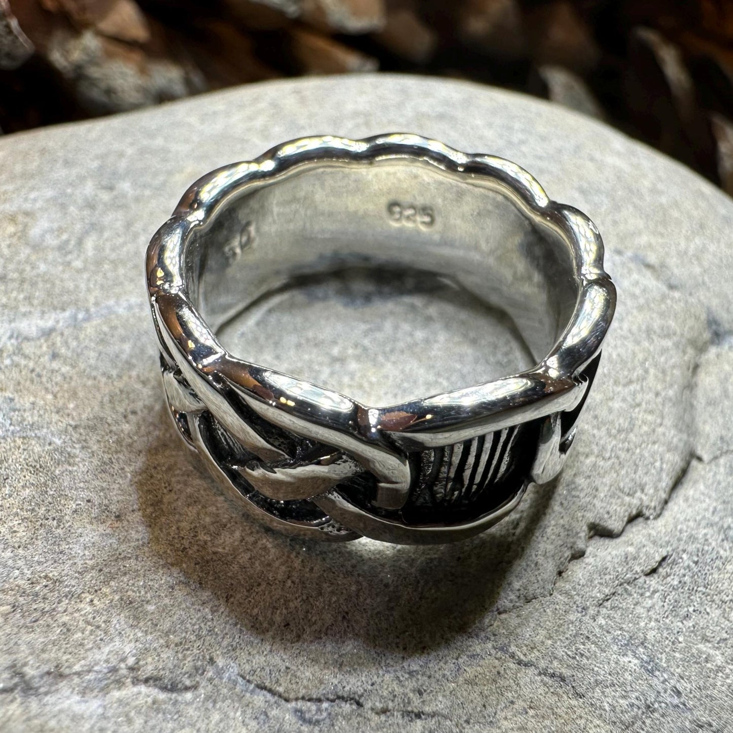 Celtic Ring, Irish Wedding Ring, Silver Scottish Ring, Large Irish Ring, Promise Ring, Anniversary Gift, Wedding Band, Ireland Gift
