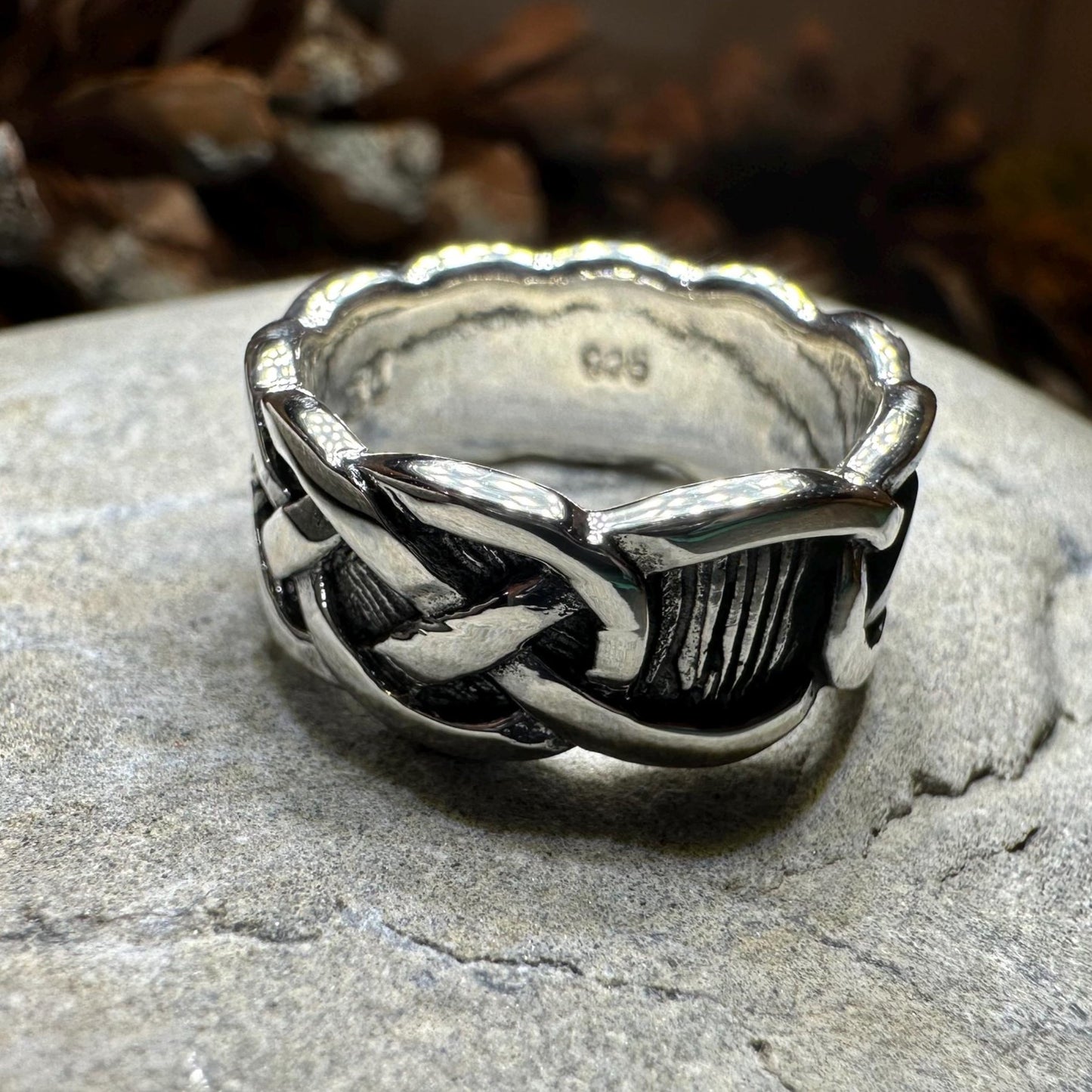 Celtic Ring, Irish Wedding Ring, Silver Scottish Ring, Large Irish Ring, Promise Ring, Anniversary Gift, Wedding Band, Ireland Gift