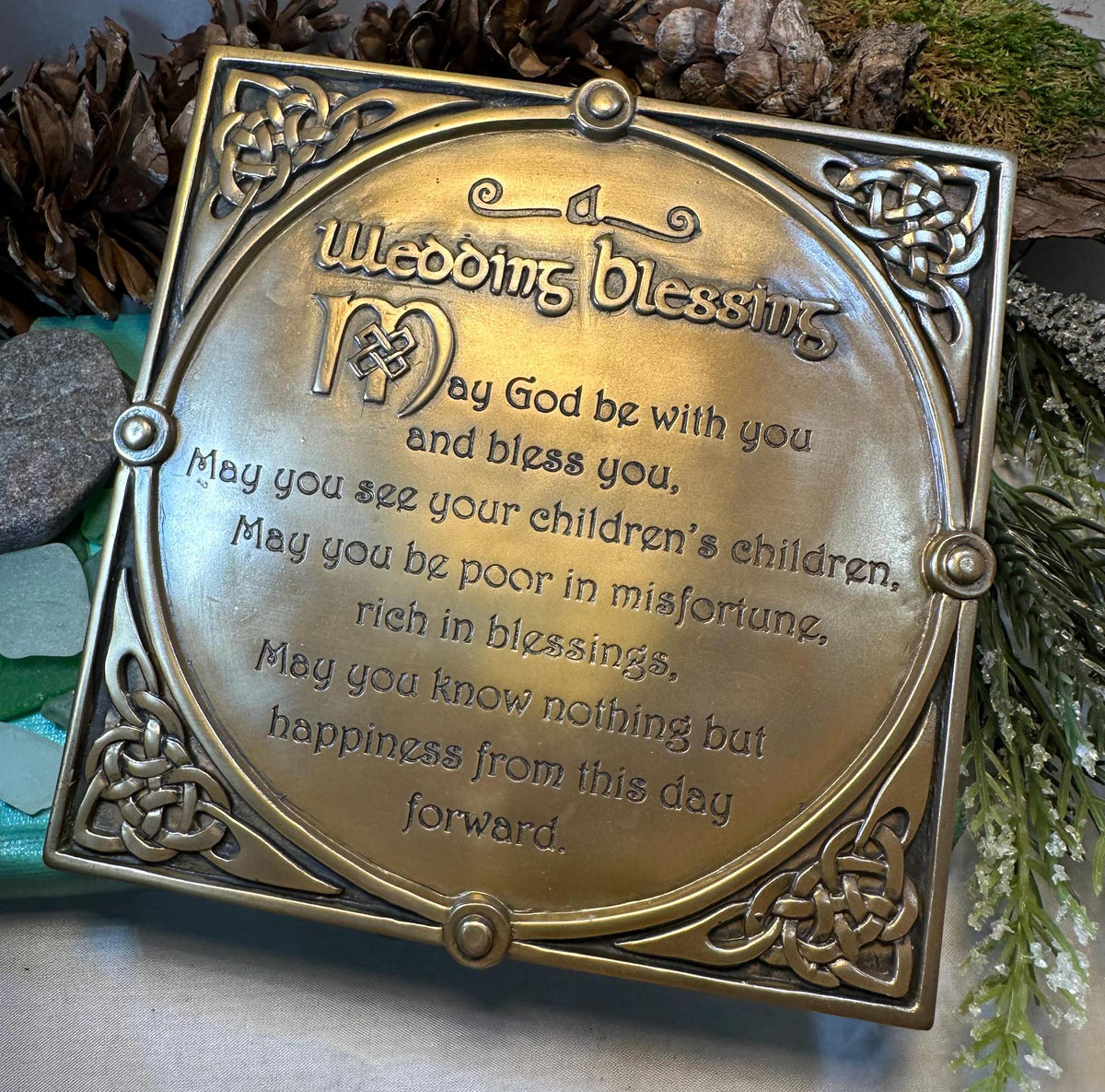 Irish Wedding Blessing Wall Plaque — view 5