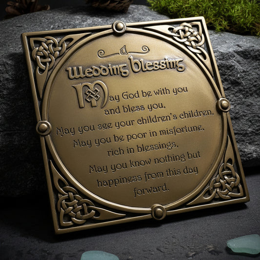 Irish Wedding Blessing Wall Plaque — view 5