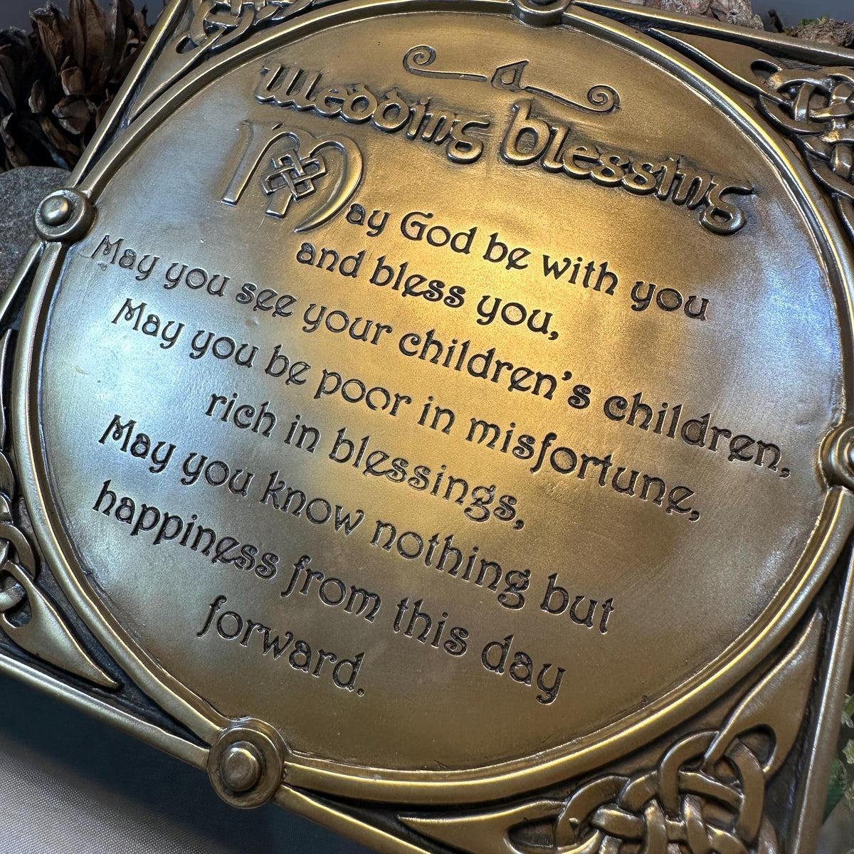 Irish Wedding Blessing Wall Plaque — view 8