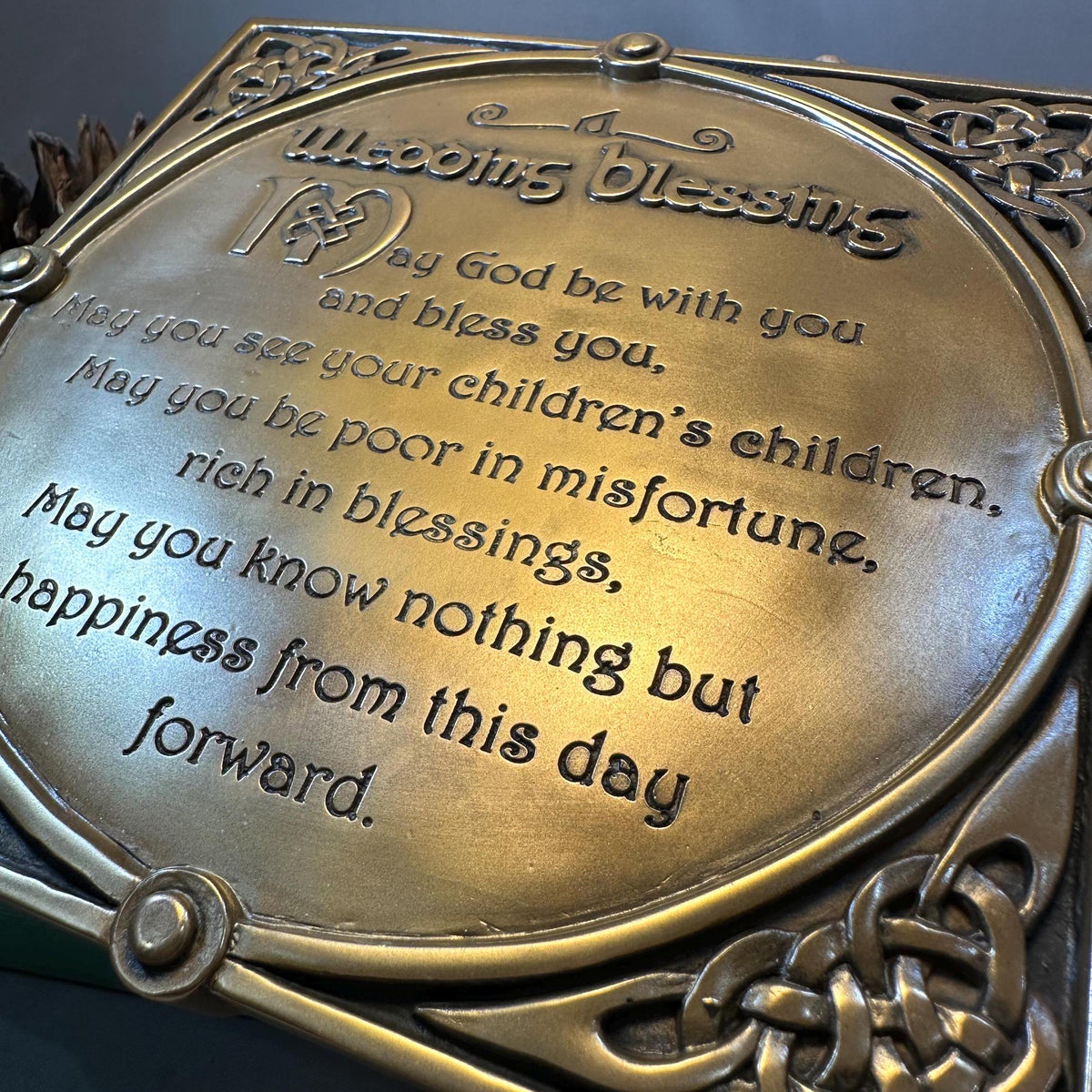 Irish Wedding Blessing Wall Plaque — view 4