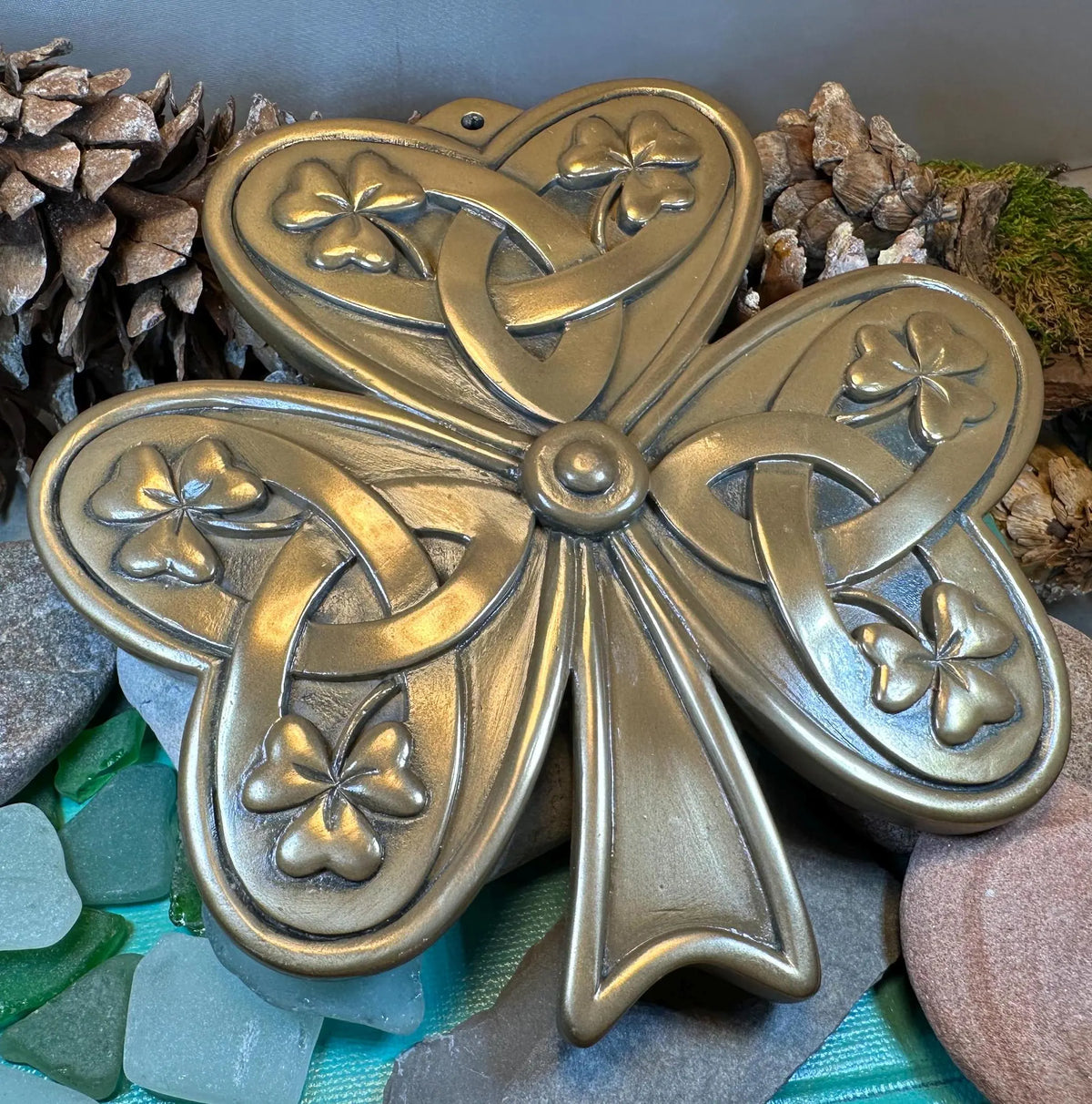 Irish Shamrock Wall Plaque — view 5