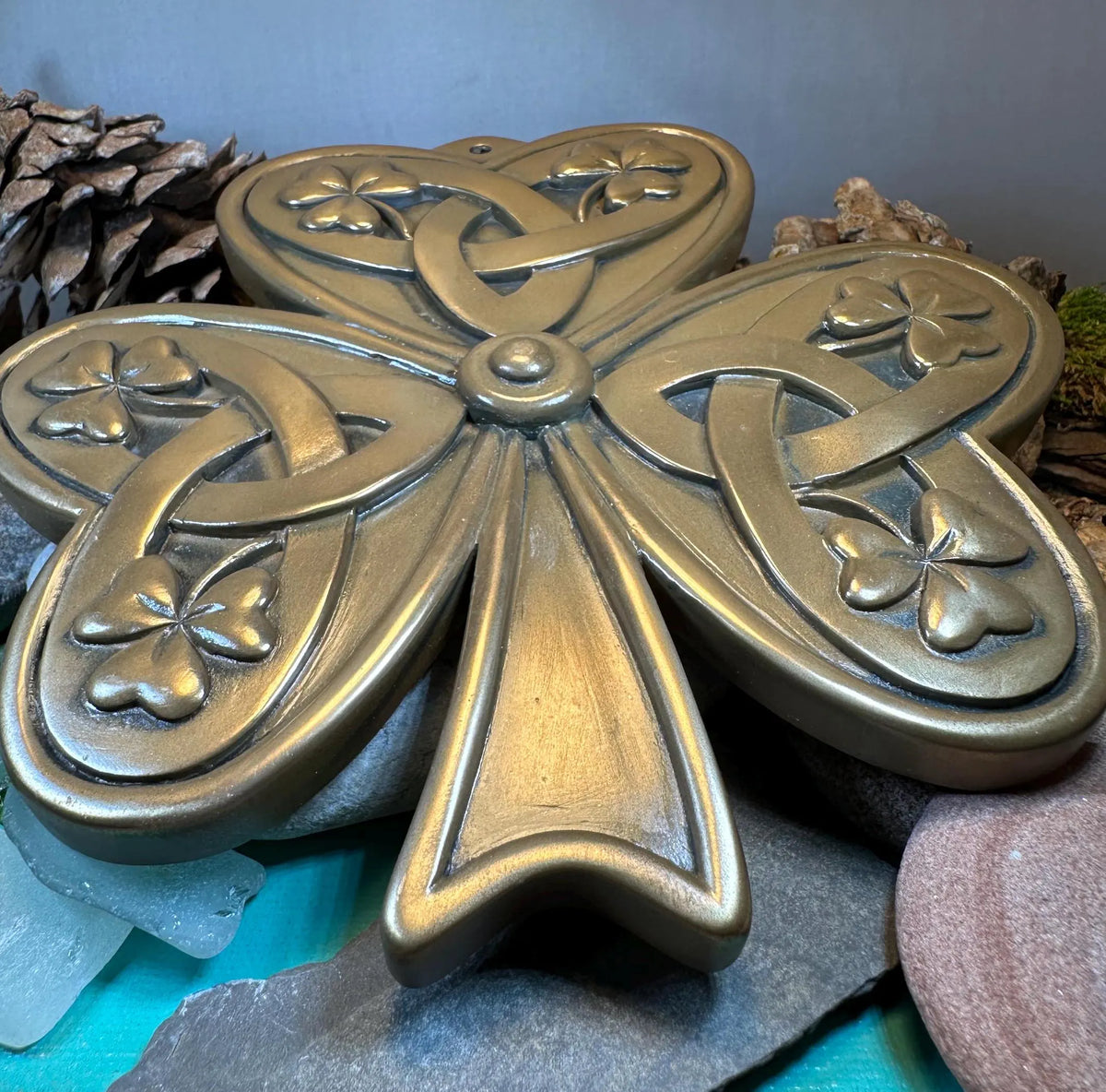 Irish Shamrock Wall Plaque — view 6