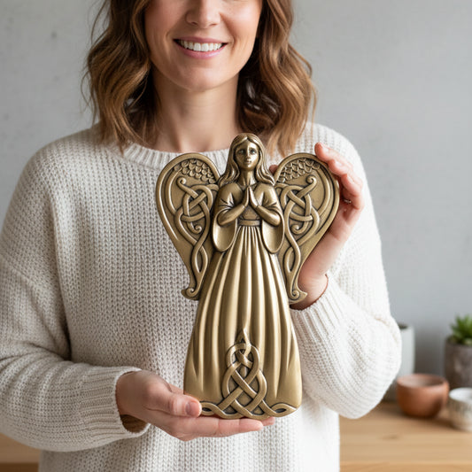 Celtic Angel Wall Plaque — view 5