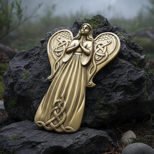 Celtic Angel Wall Plaque — view 4