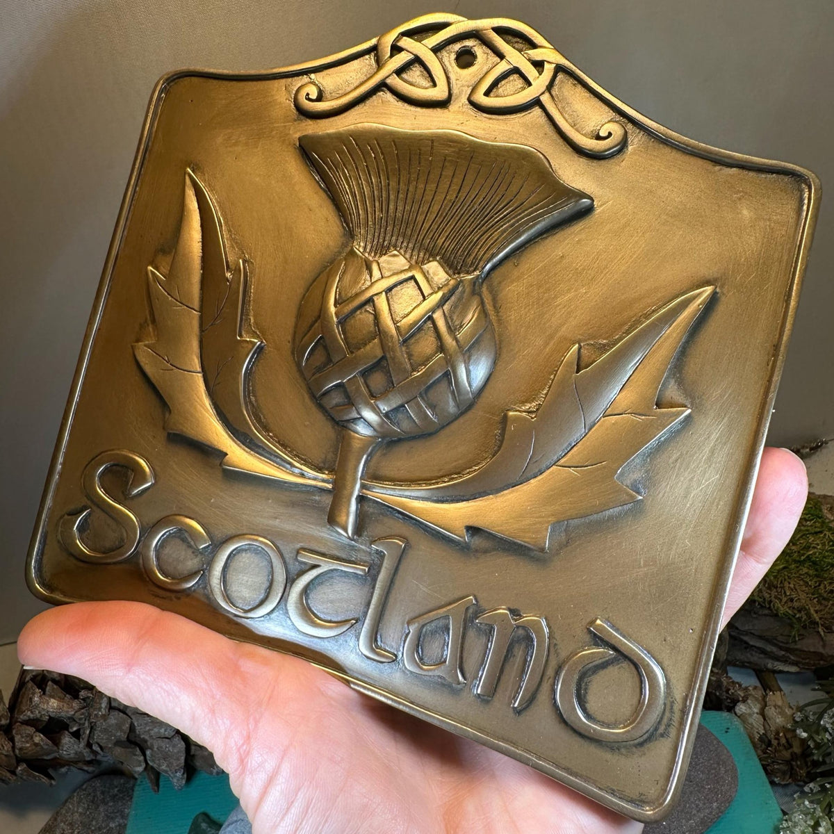 Scotland Thistle Wall Plaque — view 3