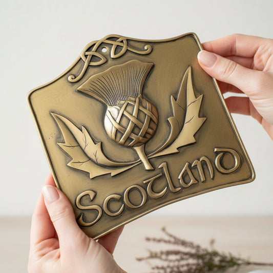 Scotland Thistle Wall Plaque — view 2