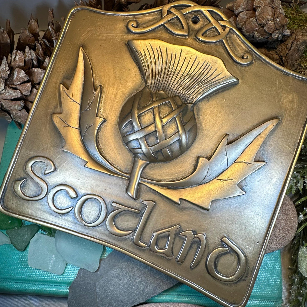 Scotland Thistle Wall Plaque — view 6