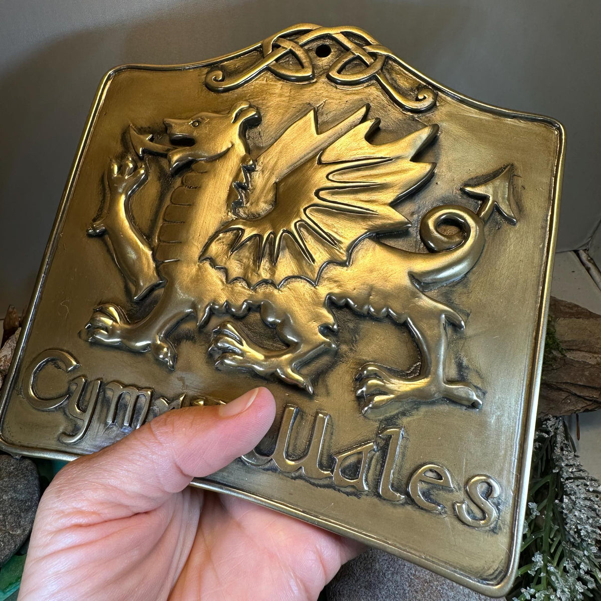 Welsh Dragon Wall Plaque — view 7