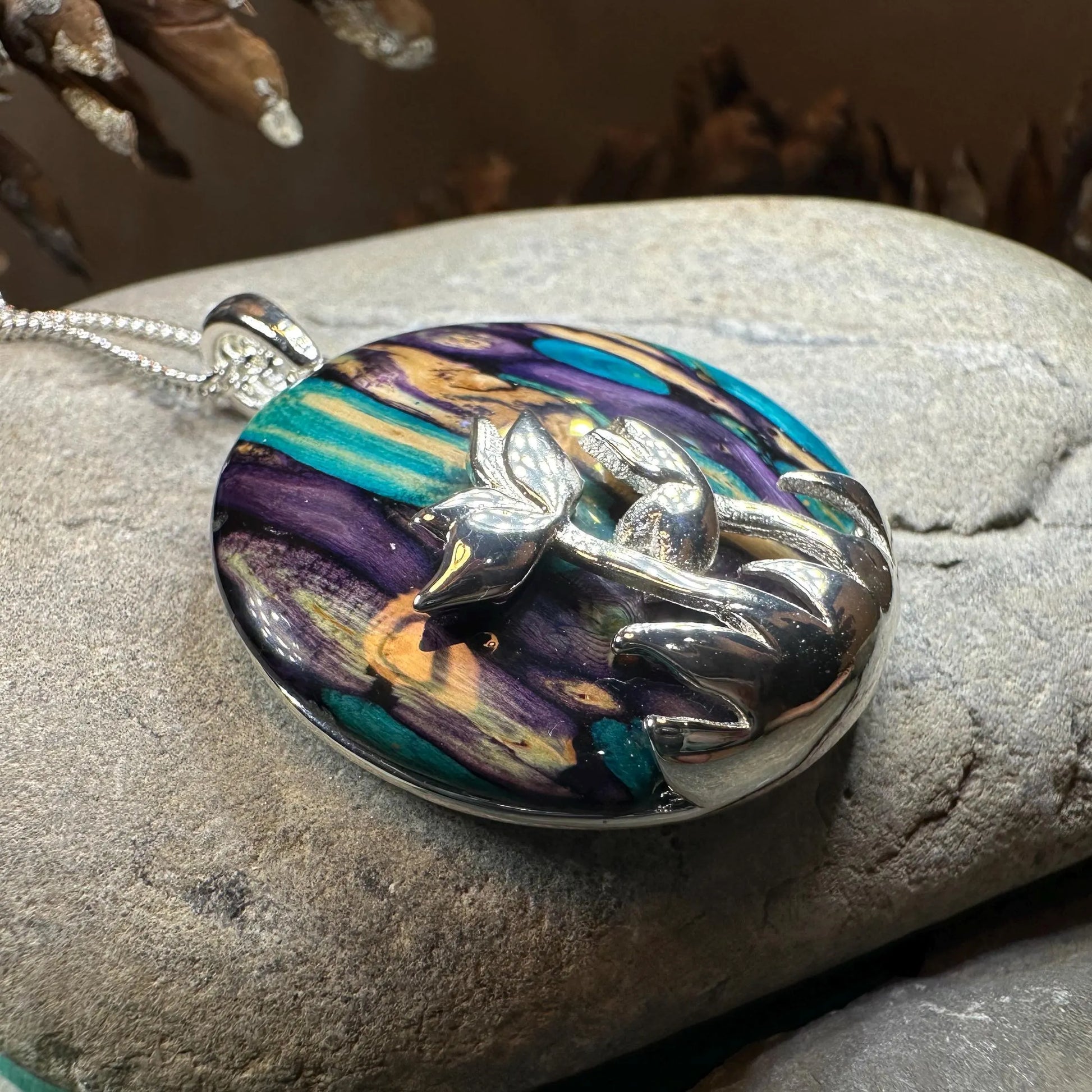 Heathergems Celtic Flower Necklace - Handmade in Scotland — view 6