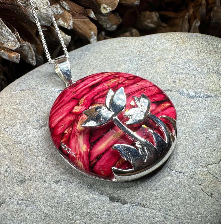 Heathergems Celtic Flower Necklace - Handmade in Scotland