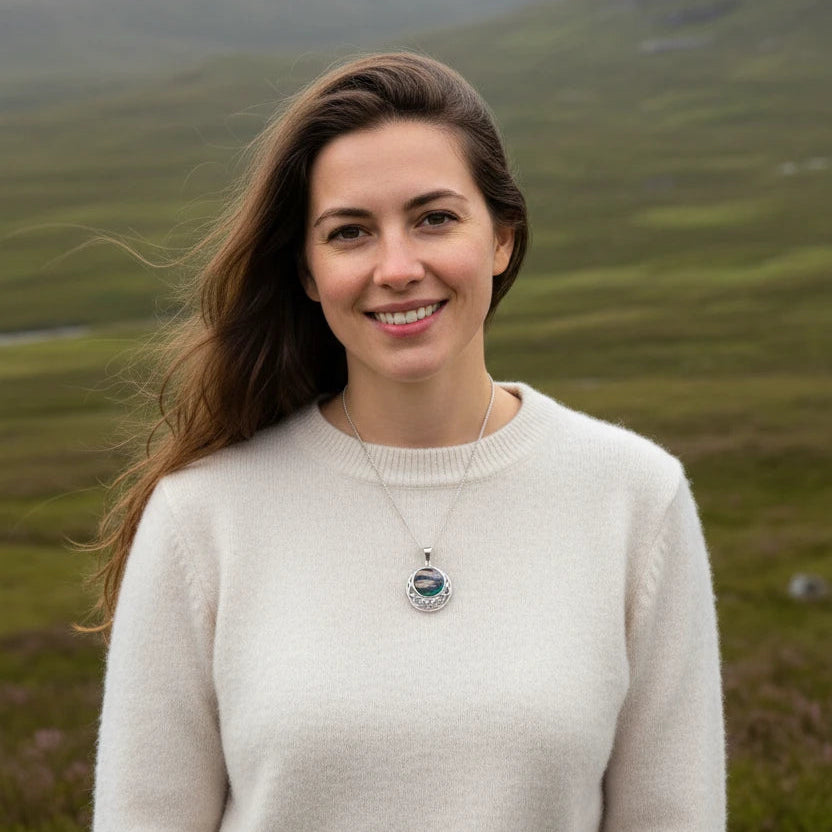 Scottish Heathergems Orla Necklace - Handmade in Scotland — view 2