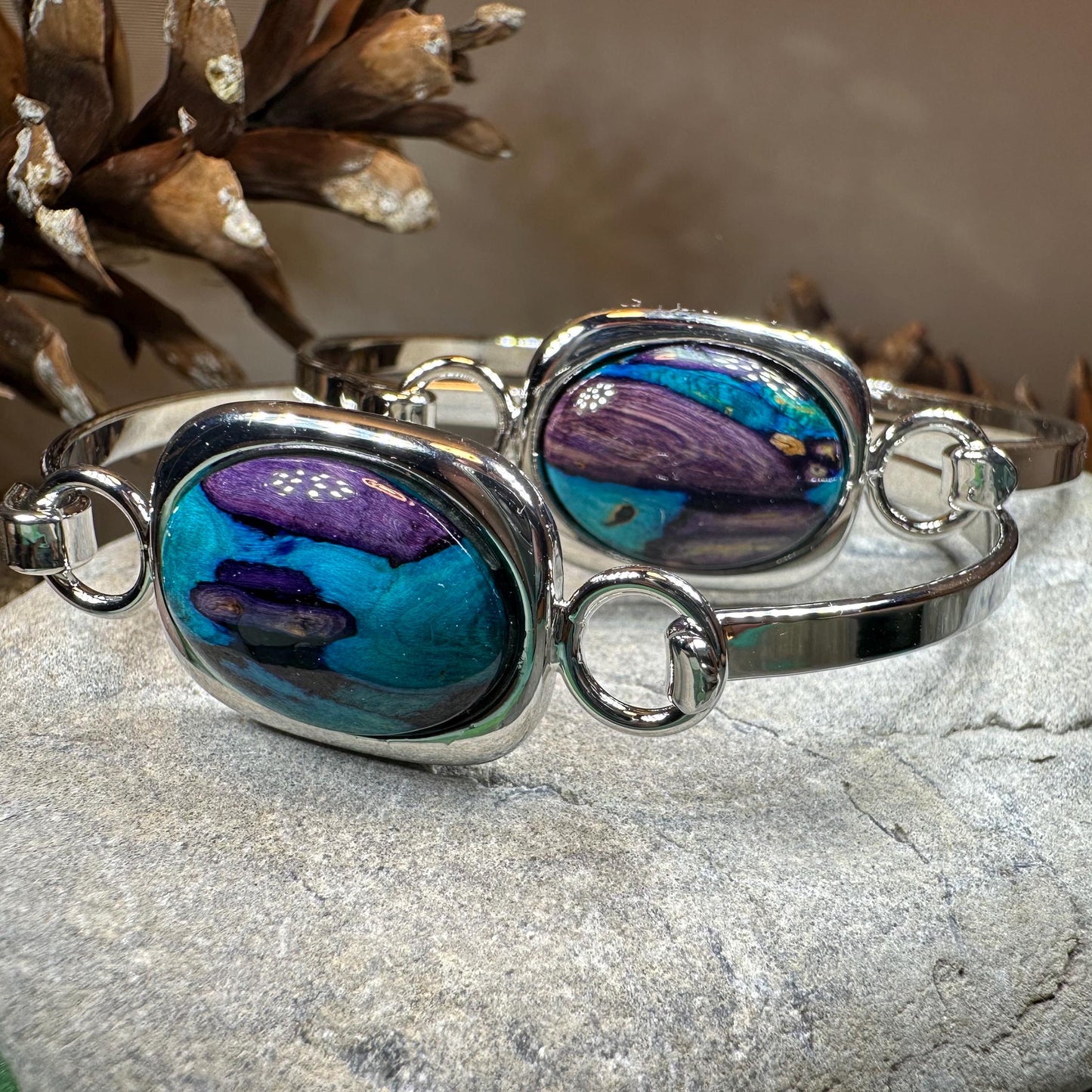 Scotland Heather Square Bracelet