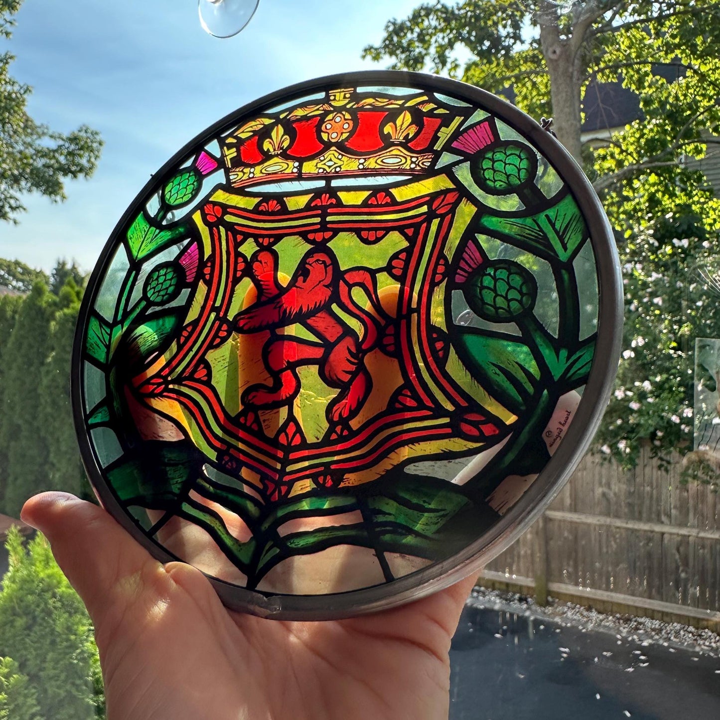 Old Town Scottish Lion Suncatcher — view 6