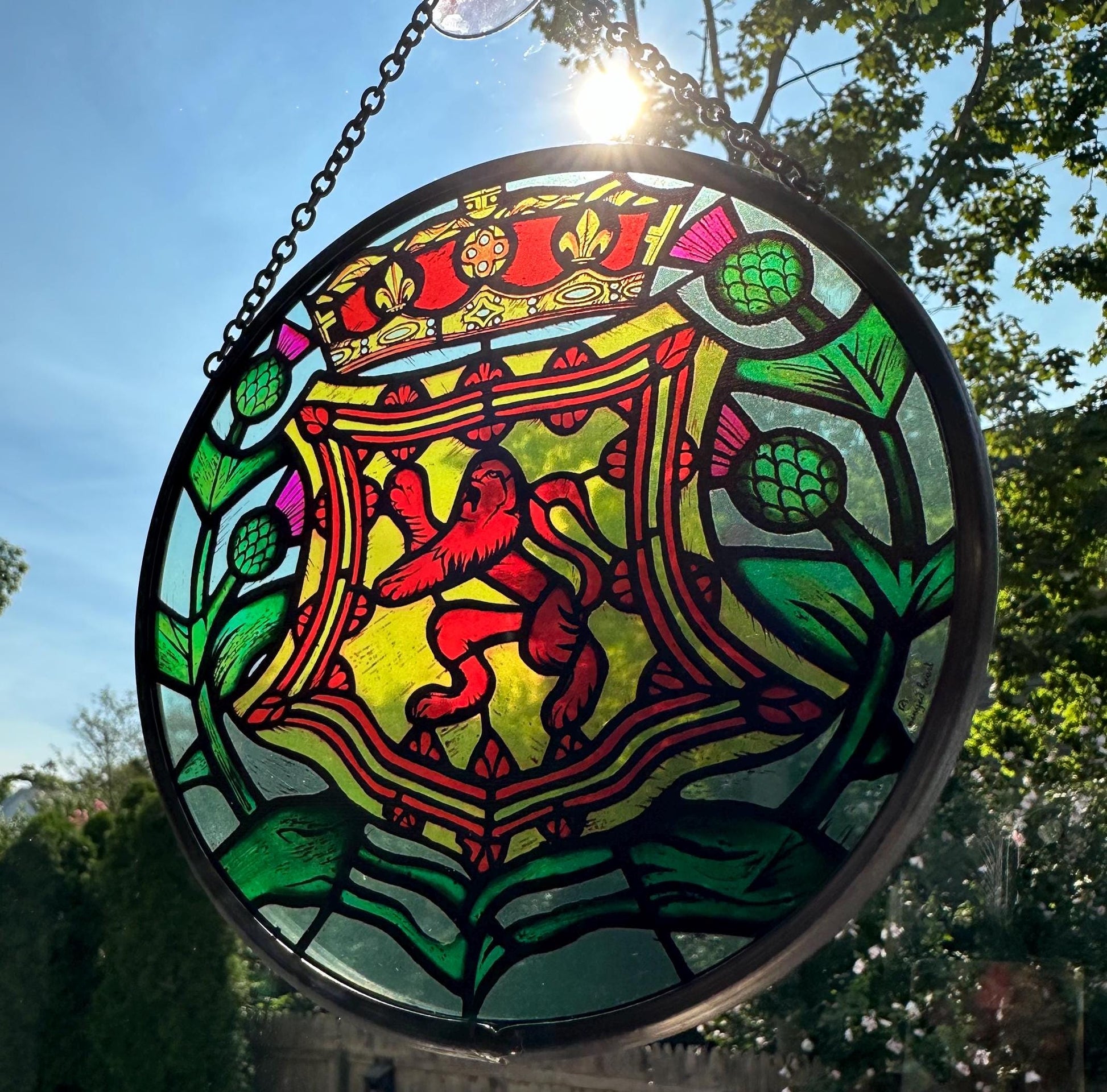 Old Town Scottish Lion Suncatcher — view 9