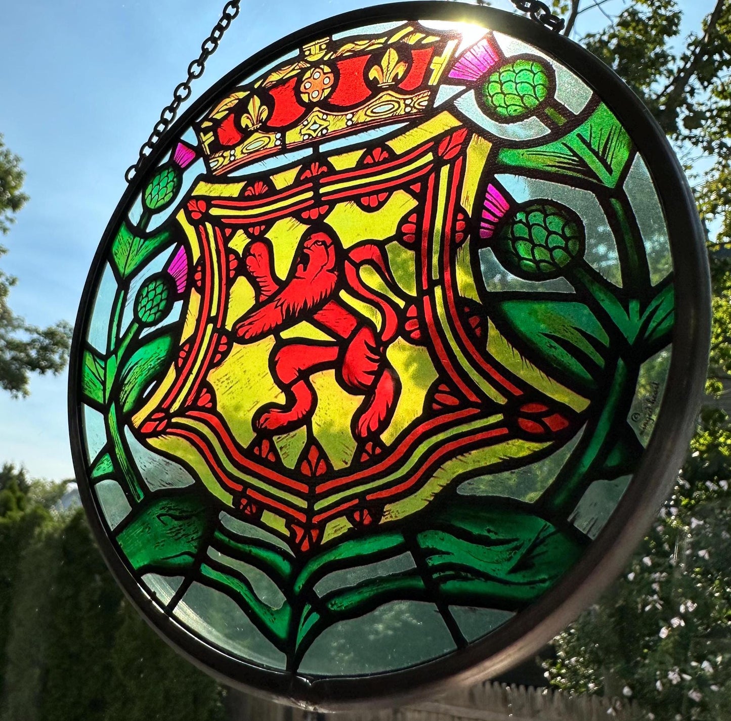 Old Town Scottish Lion Suncatcher — view 2