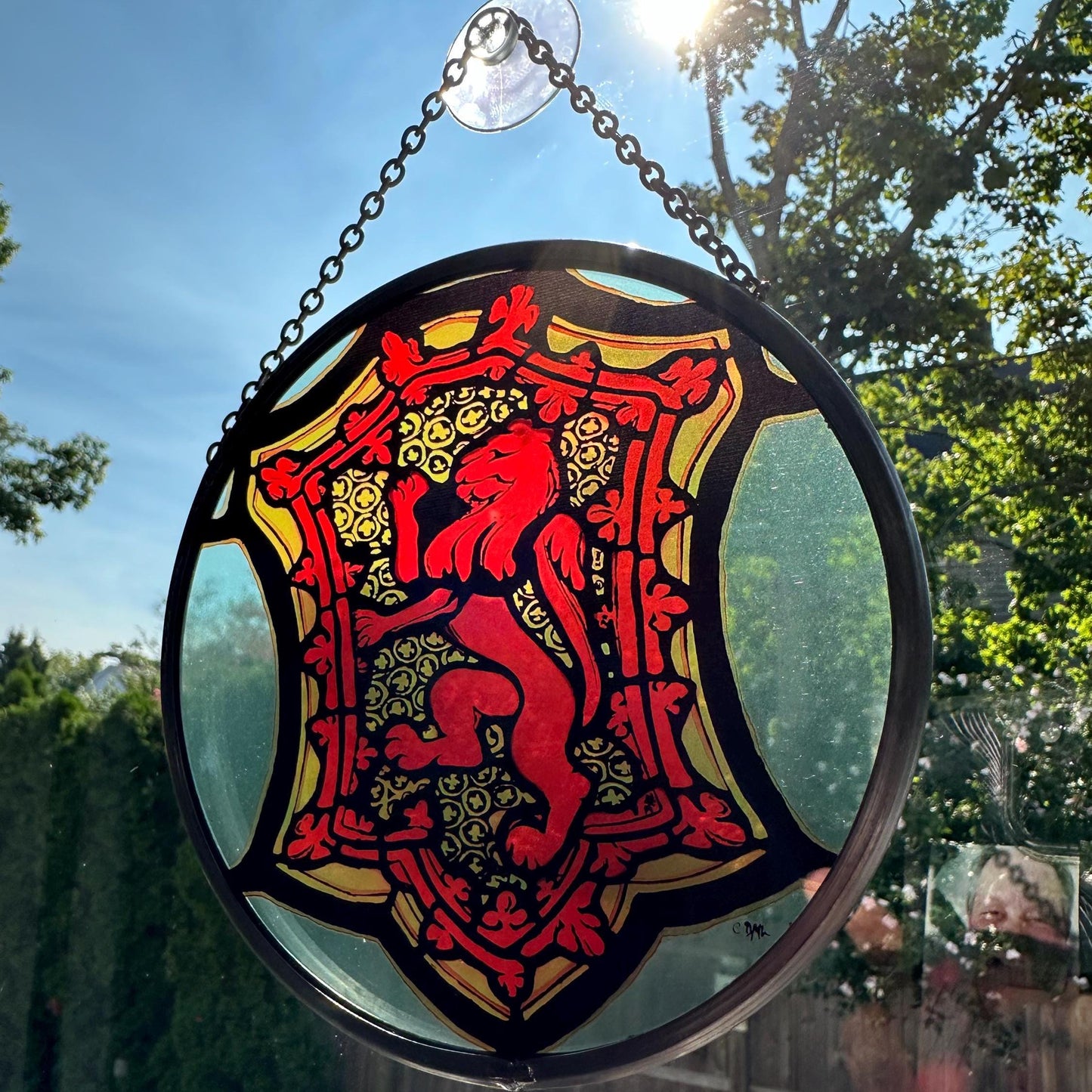St. Giles Scottish Lion Suncatcher — view 10