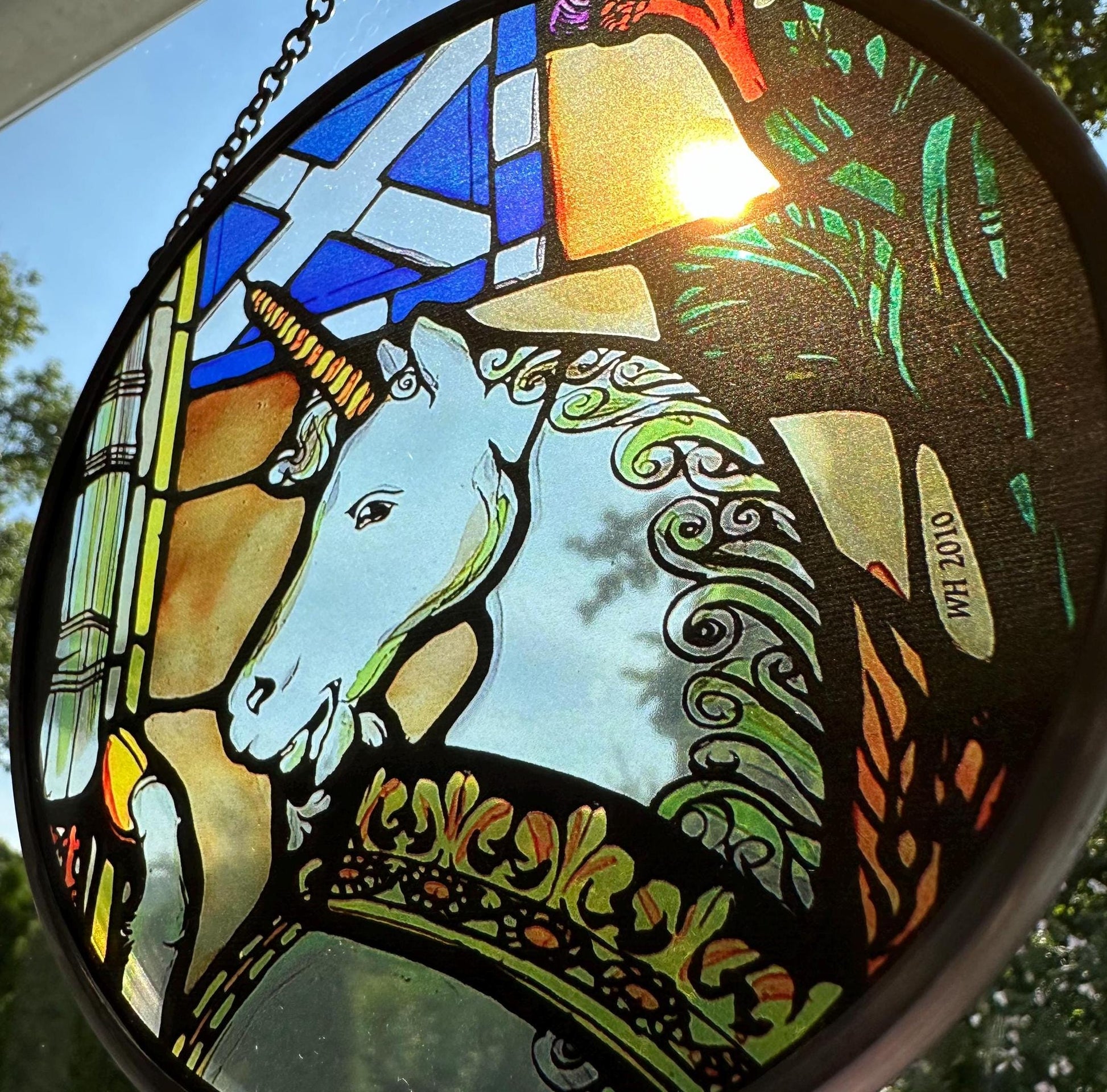 St. Giles Cathedral Scottish Unicorn Suncatcher — view 5