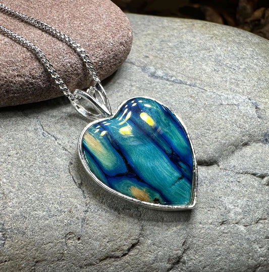 Scottish Heathergems Heart Necklace - Handmade in Scotland — view 11