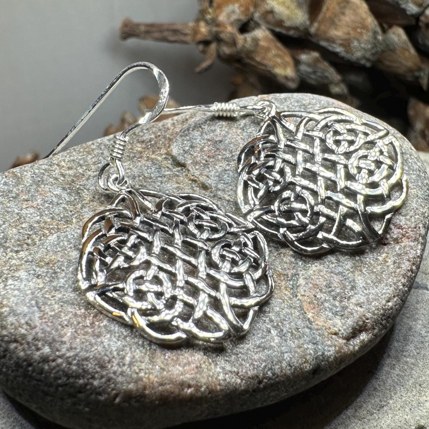 Celtic Earrings, Scottish Earrings, Irish Jewelry, Ireland Gift, Scotland Jewelry, Mom Gift, Celtic Knot, Scottish Jewelry, Norse Jewelry