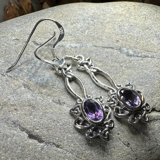 Celtic Knot Earrings, Irish Jewelry, Celtic Jewelry, Anniversary Gift, Scottish Jewelry, Wife Gift, Love Knot Jewelry, Long Dangle Earrings