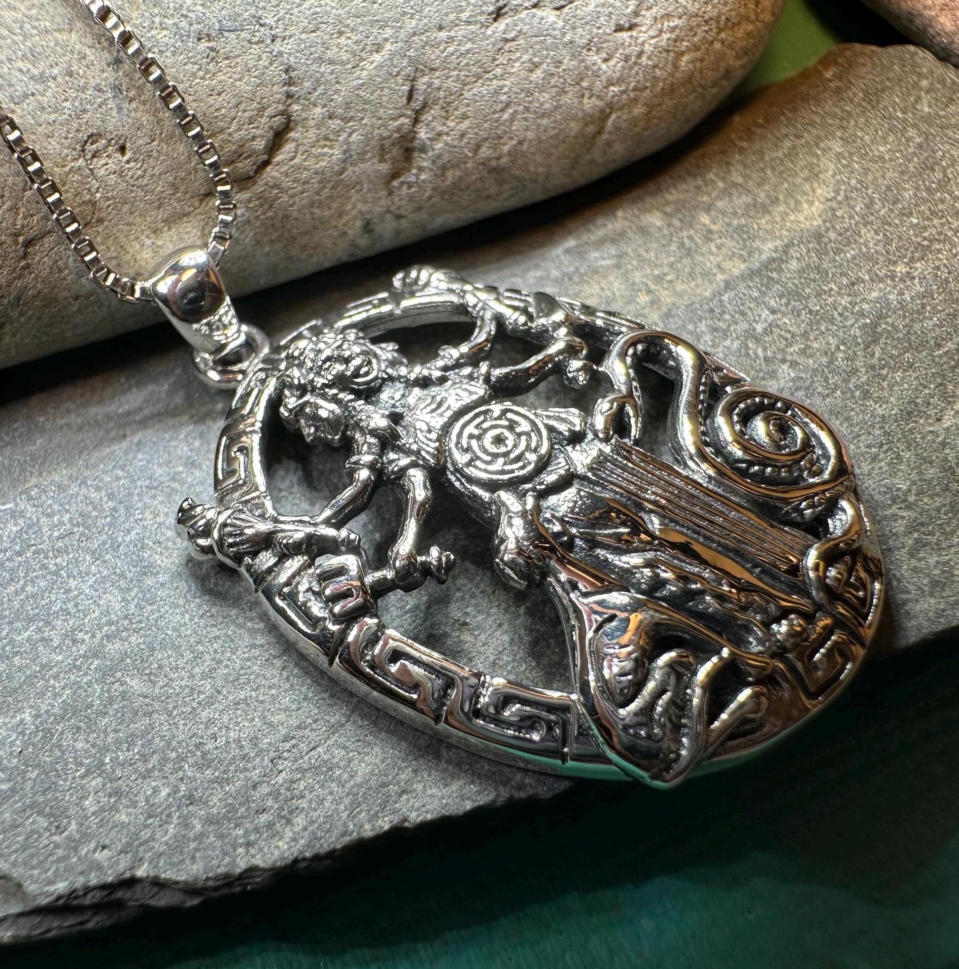 Hecate Wheel Necklace, Irish Jewelry, Celtic Jewelry, Pagan Gift, Key Pendant, Wiccan Jewelry, Goddess Jewelry, Witch Gift, Gothic Jewelry