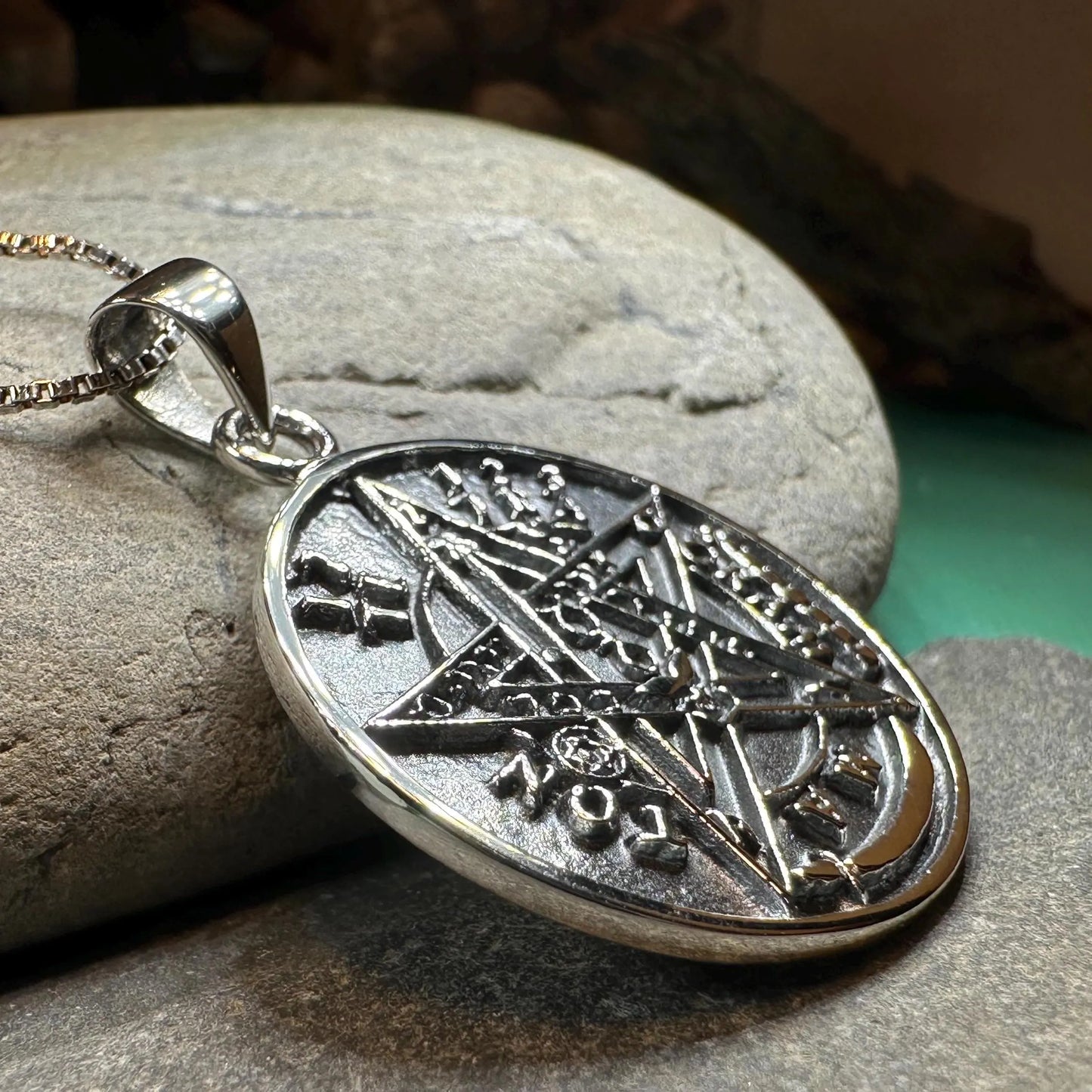 Seal of Solomon Pendant in Sterling Silver