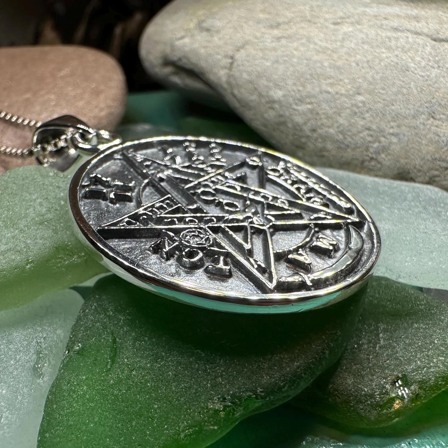 Seal of Solomon Pendant in Sterling Silver