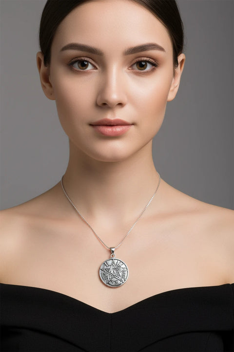 Load image into Gallery viewer, Seal of Solomon Pendant
