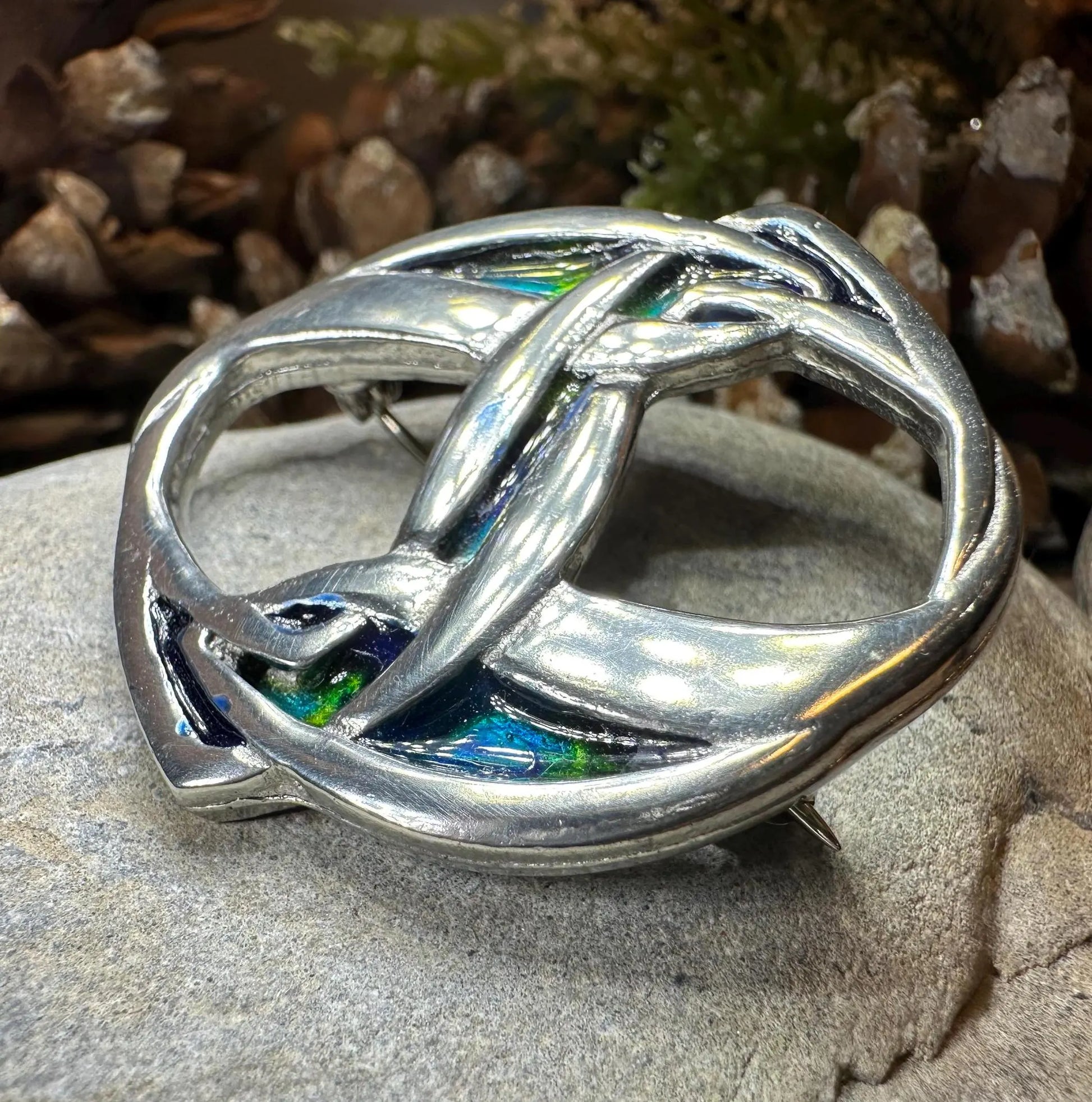 Camila Celtic Knot Brooch — view 7