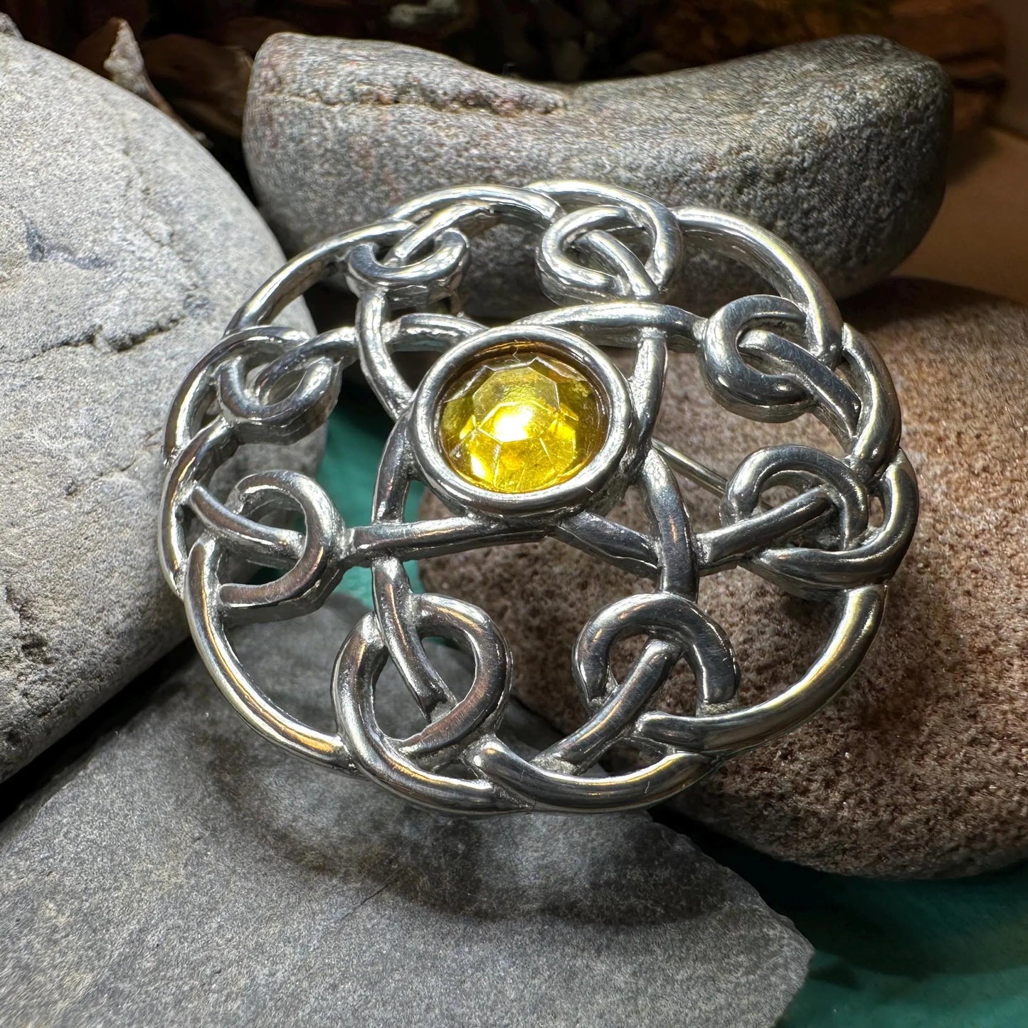 Lilith Celtic Knot Brooch — view 3